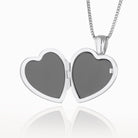 Product title: 18 ct Premium Heart White Gold Locket, product type: Locket