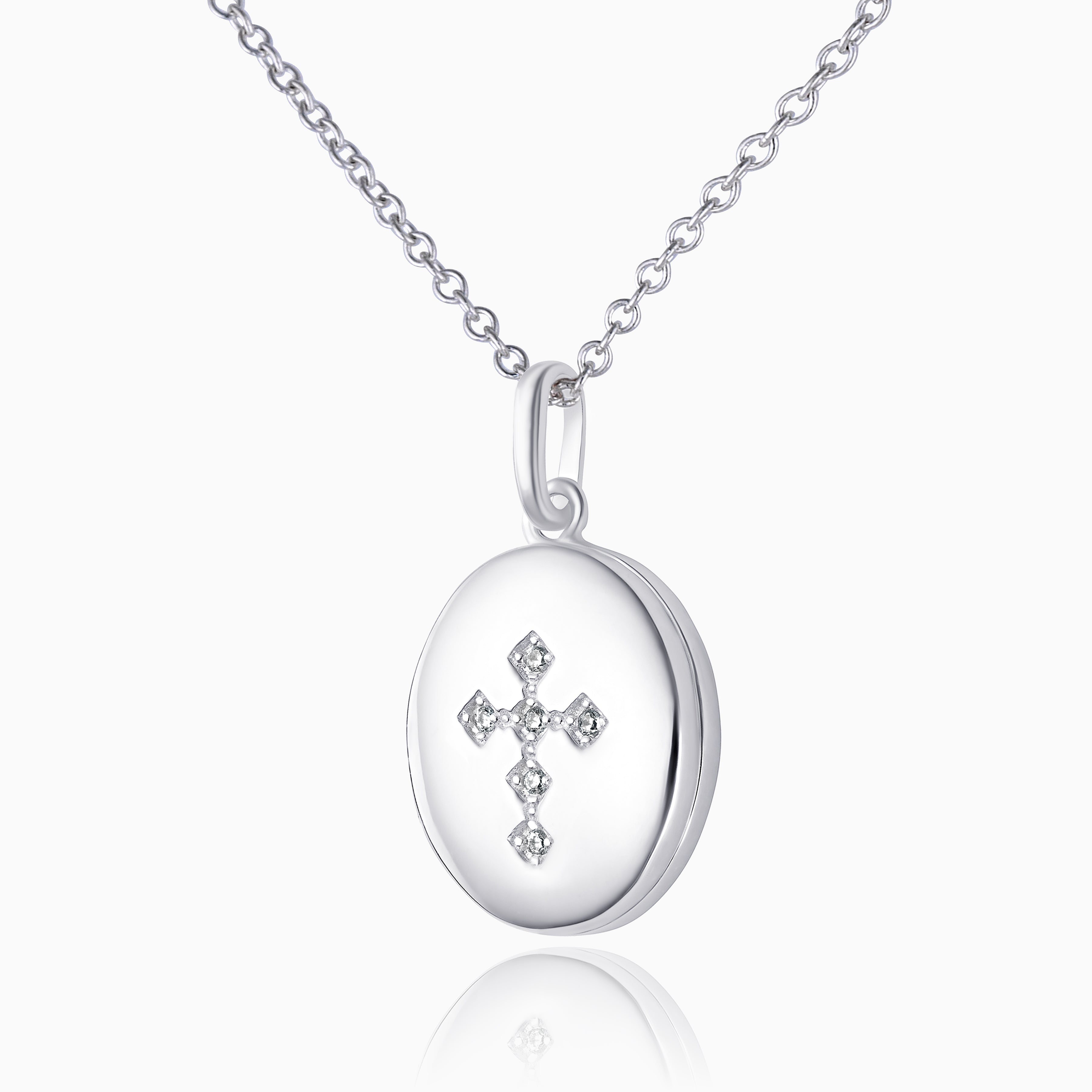 Product title: Sparkling Cross Locket, product type: Locket