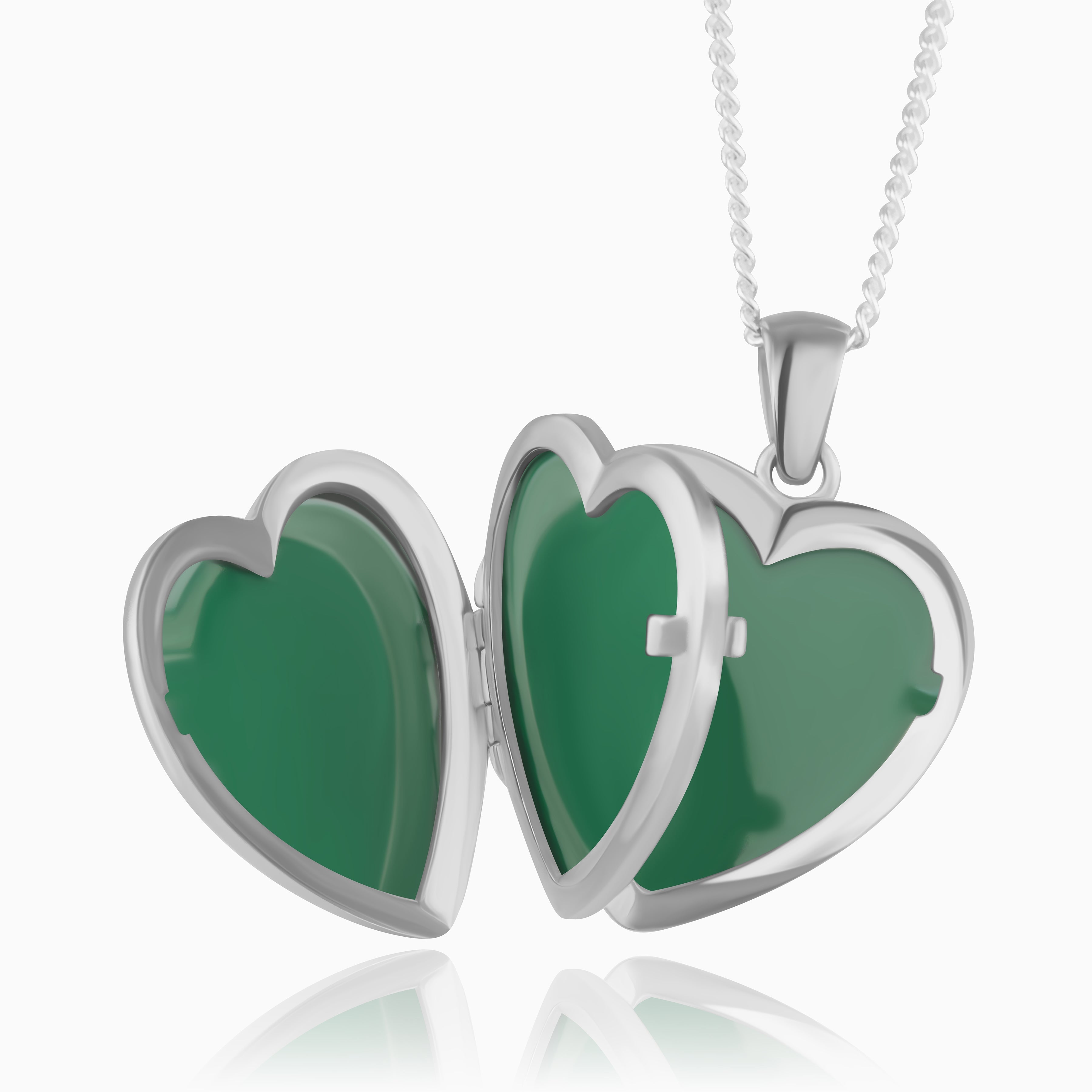 Product title: Plain Silver 4-Photo Locket, product type: Locket