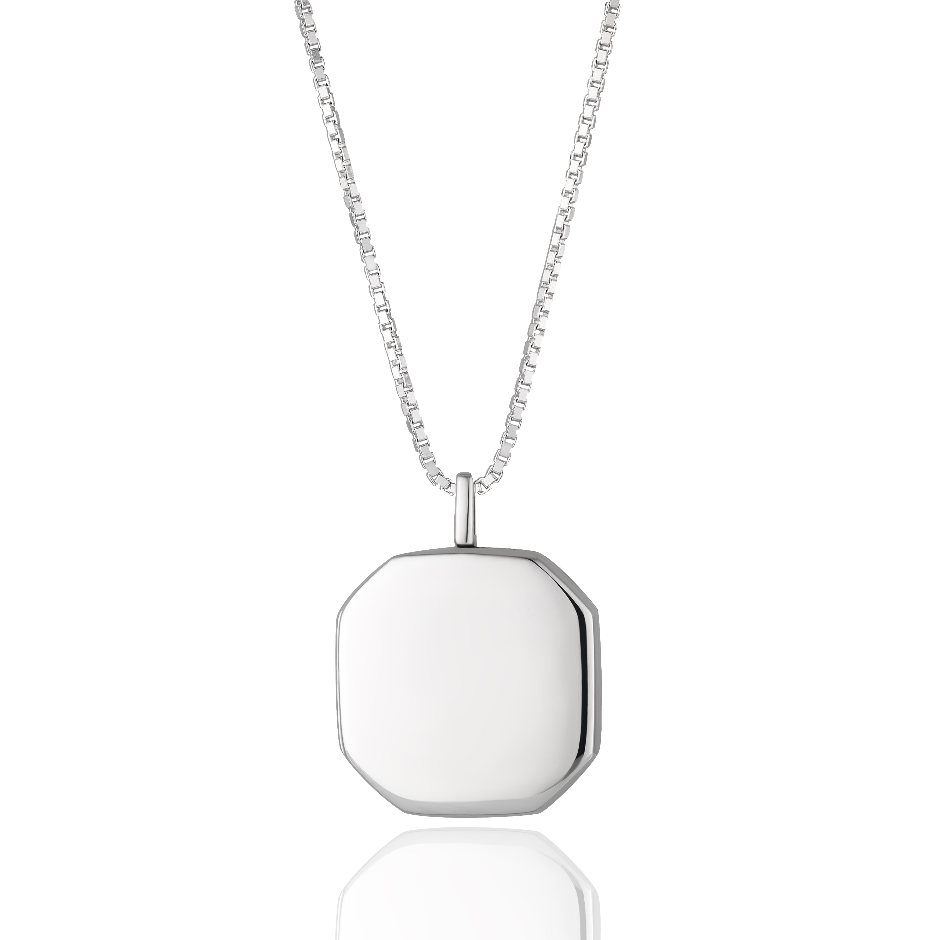 Product title: Silver Octagon Locket, product type: Locket