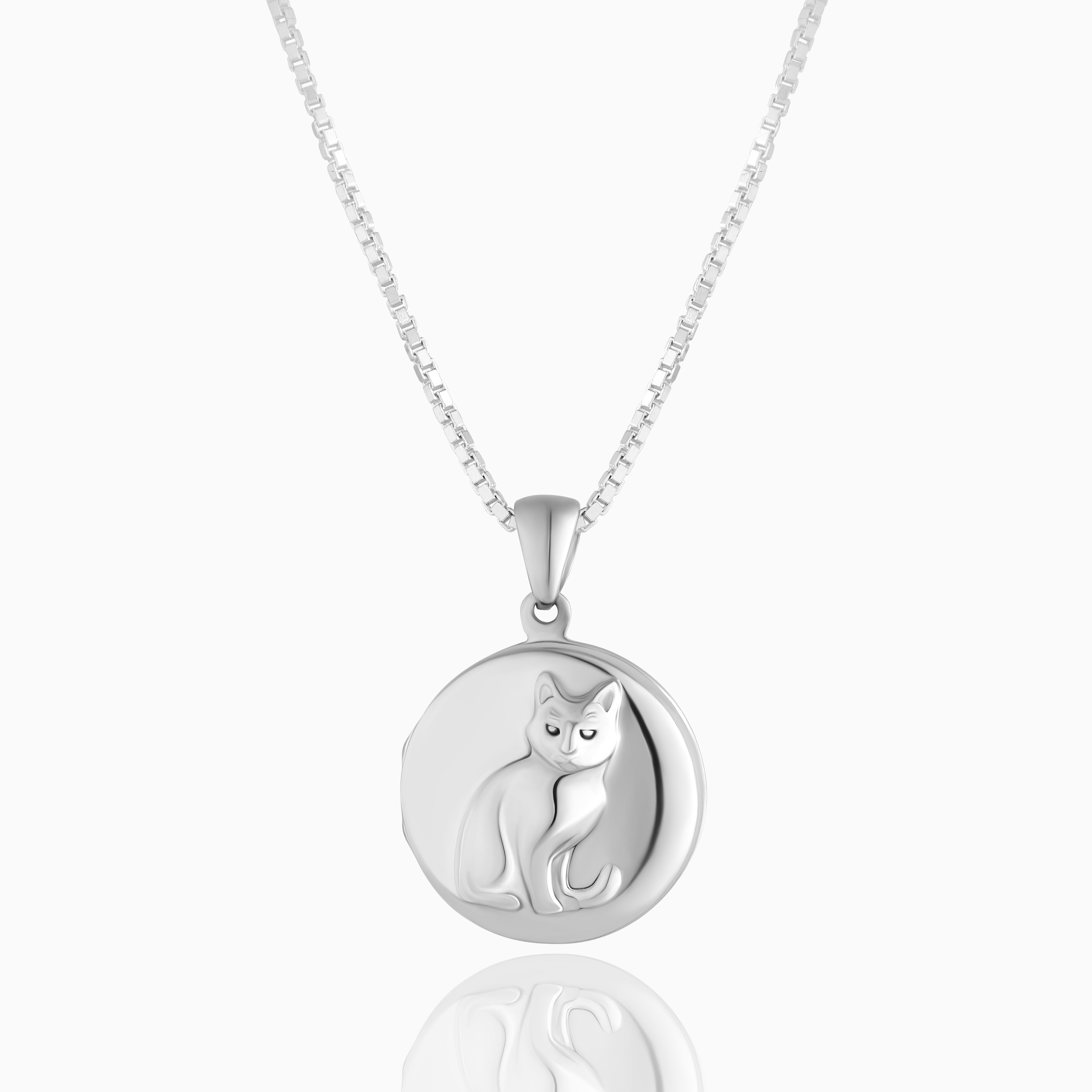 Product title: Dainty Cat Locket, product type: Locket