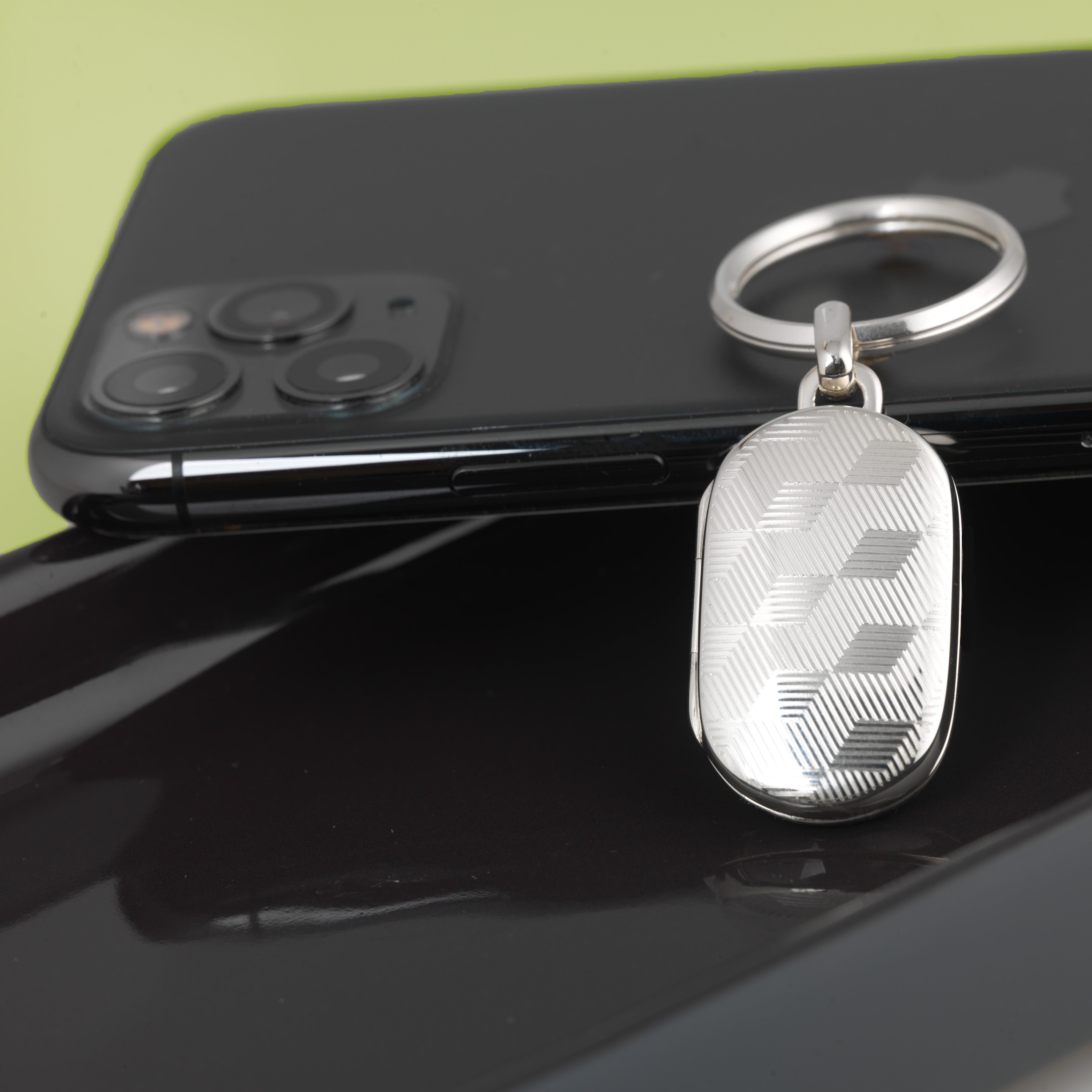 Product title: Rhombus Locket Keyring, product type: Keyring
