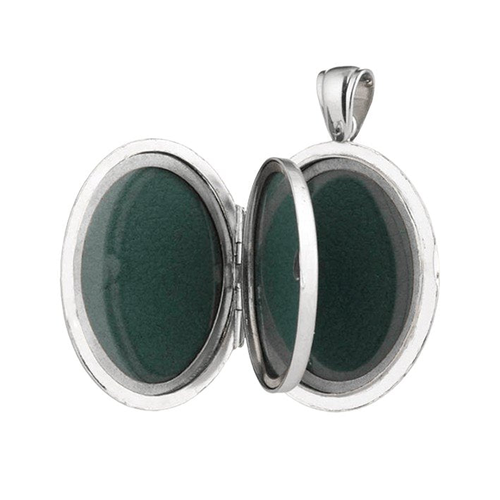 Product title: 18 ct White Gold Diamond Family Locket, product type: Locket