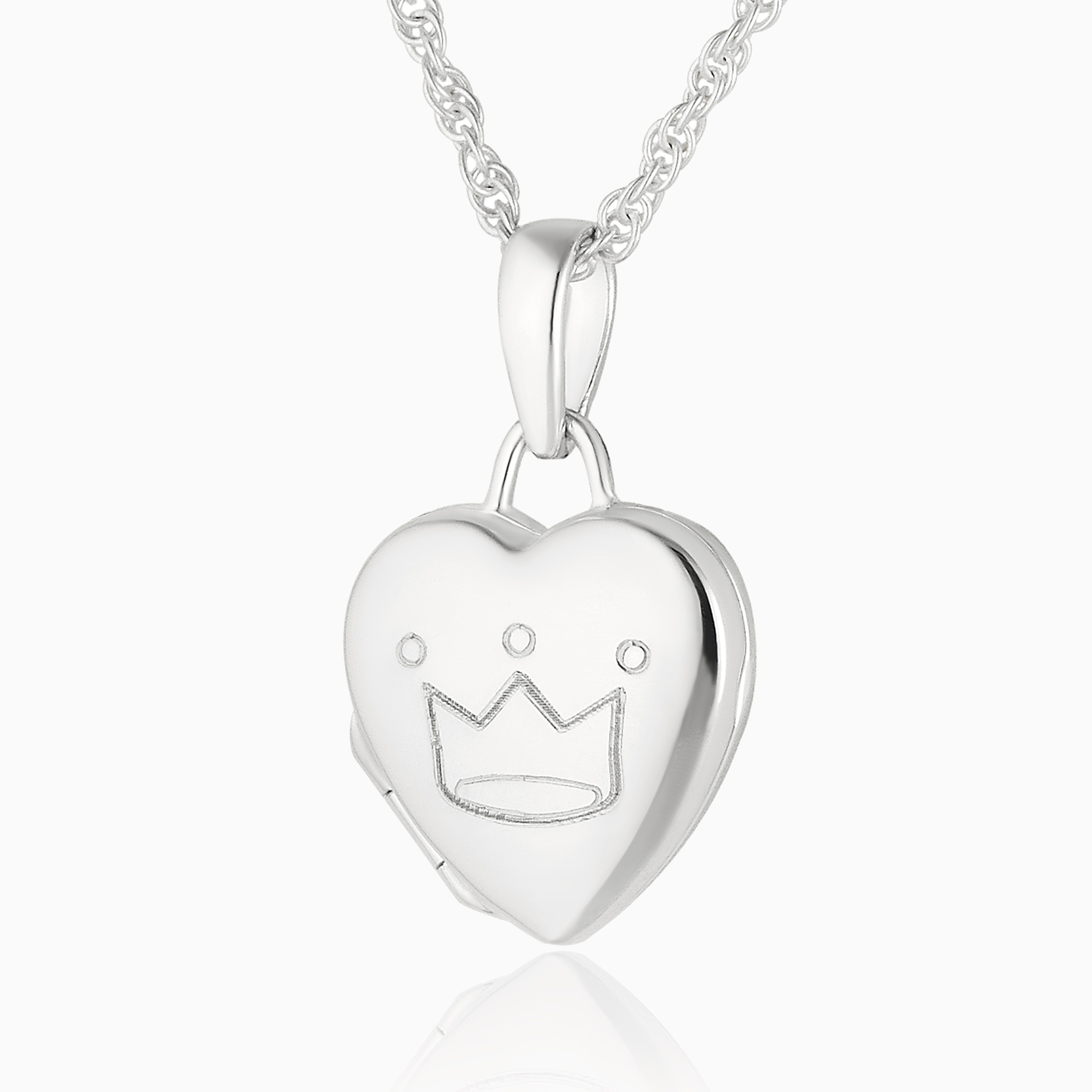 Product title: Dainty Crown Locket, product type: Locket