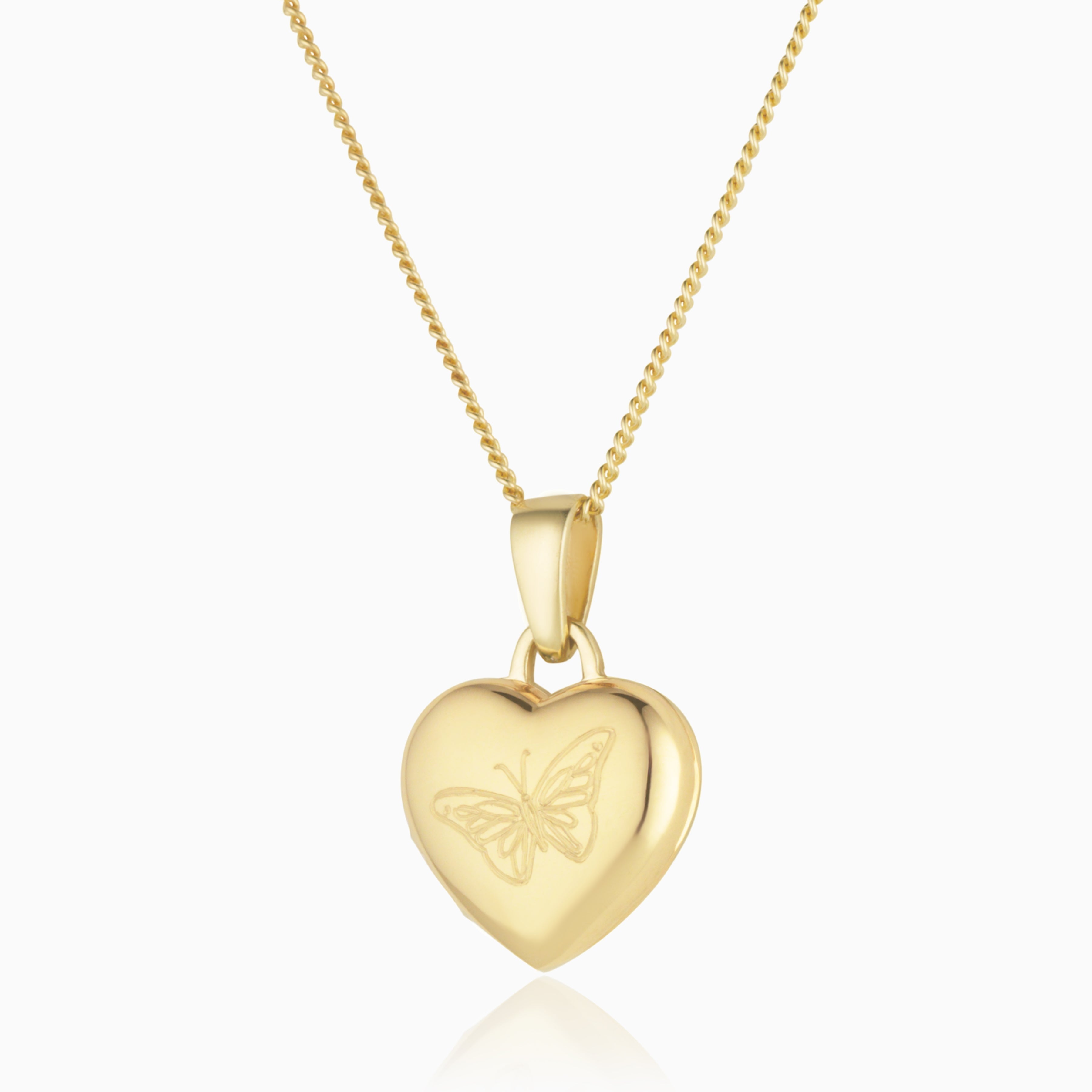 Product title: Tiny Gold Butterfly Locket, product type: