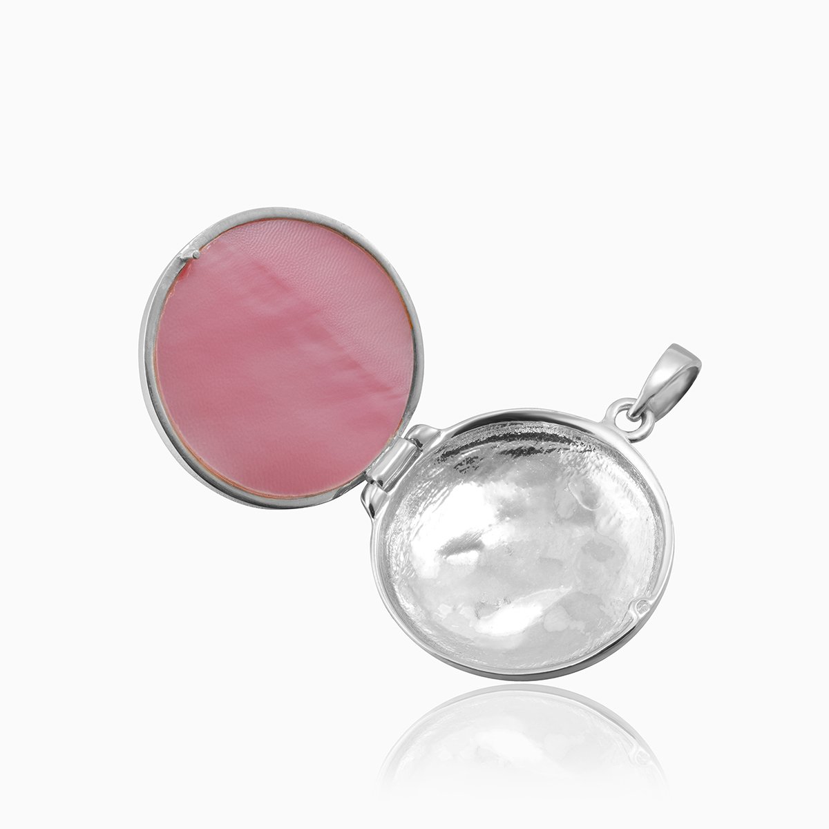 Product title: Pink Mother of Pearl Rose Locket, product type: Locket