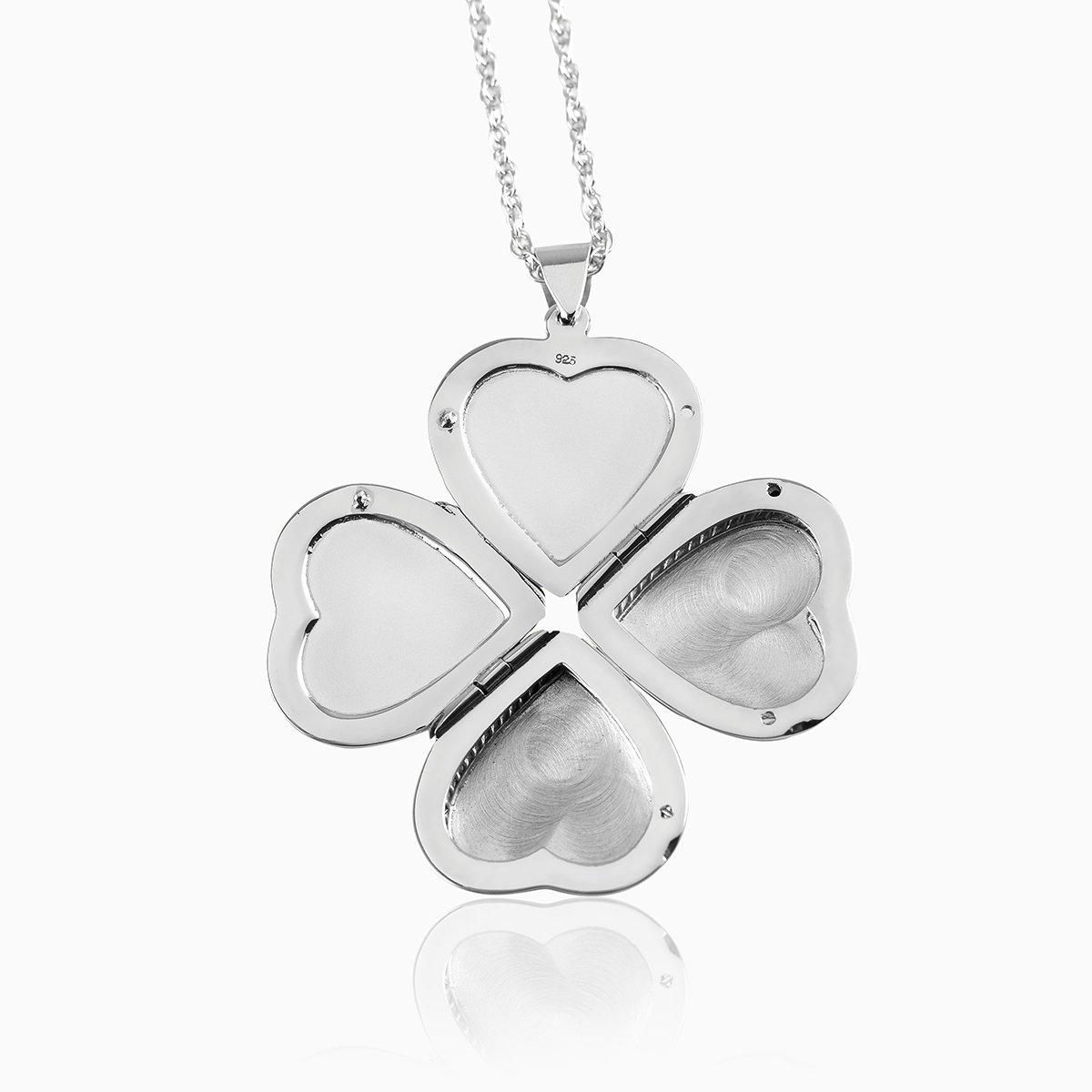 Product title: Silver 4-Photo Rope Twist Locket, product type: Locket