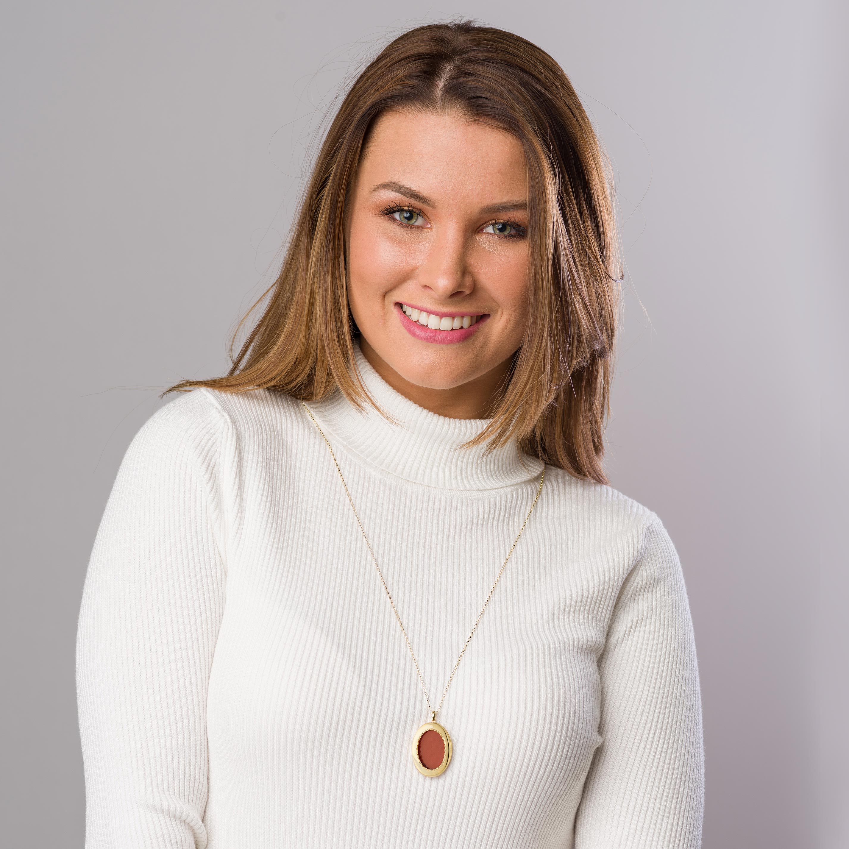 Product title: Handmade Gold 3-Compartment Locket, product type: Locket