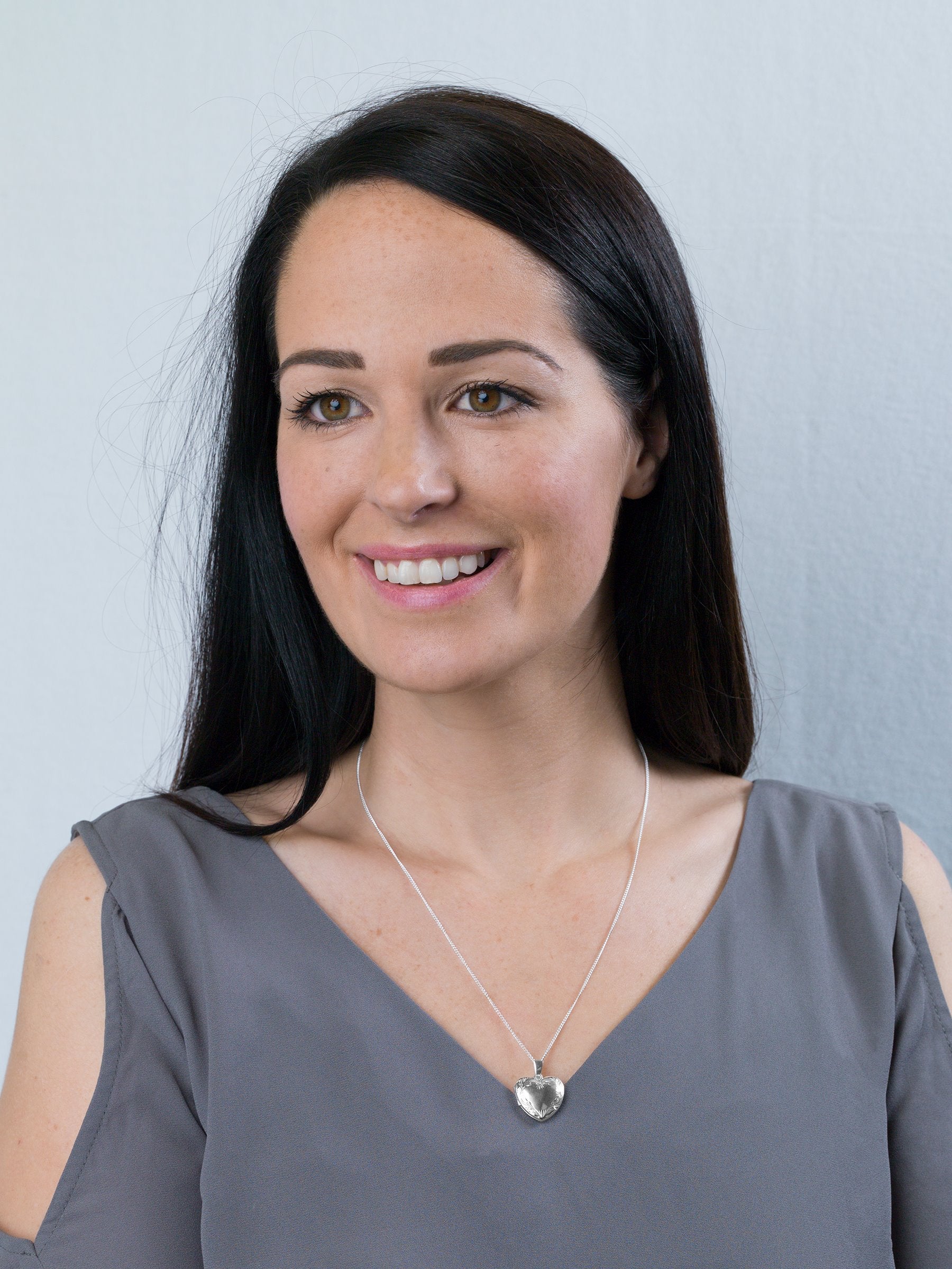 Product title: Premium Silver Engraved Heart Locket, product type: Locket