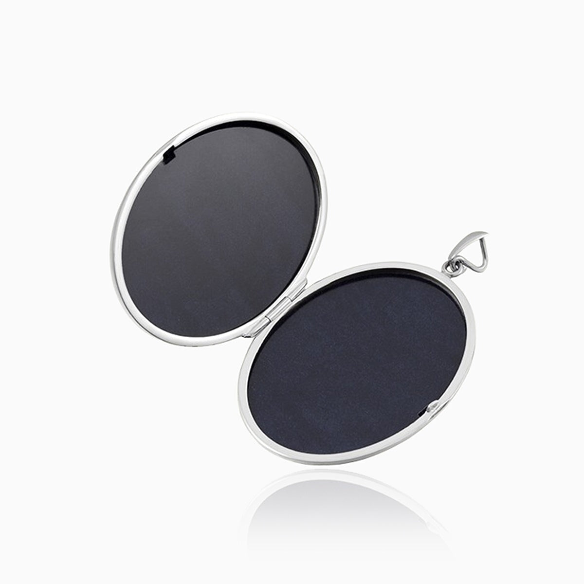 Product title: Extra Large Art Deco Chevron Pattern Locket, product type: Locket