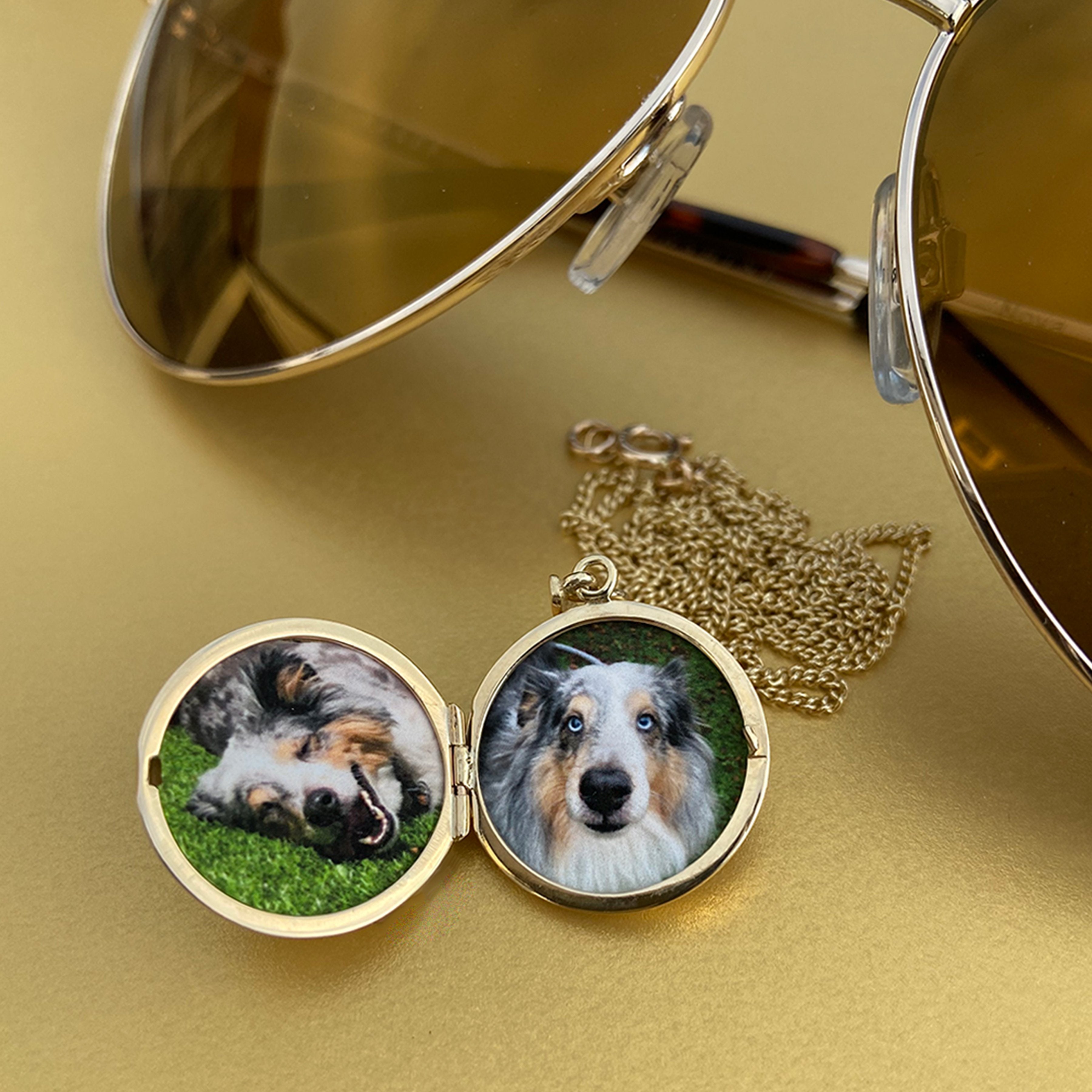 Product title: Hand Polished Round Gold Locket, product type: Locket