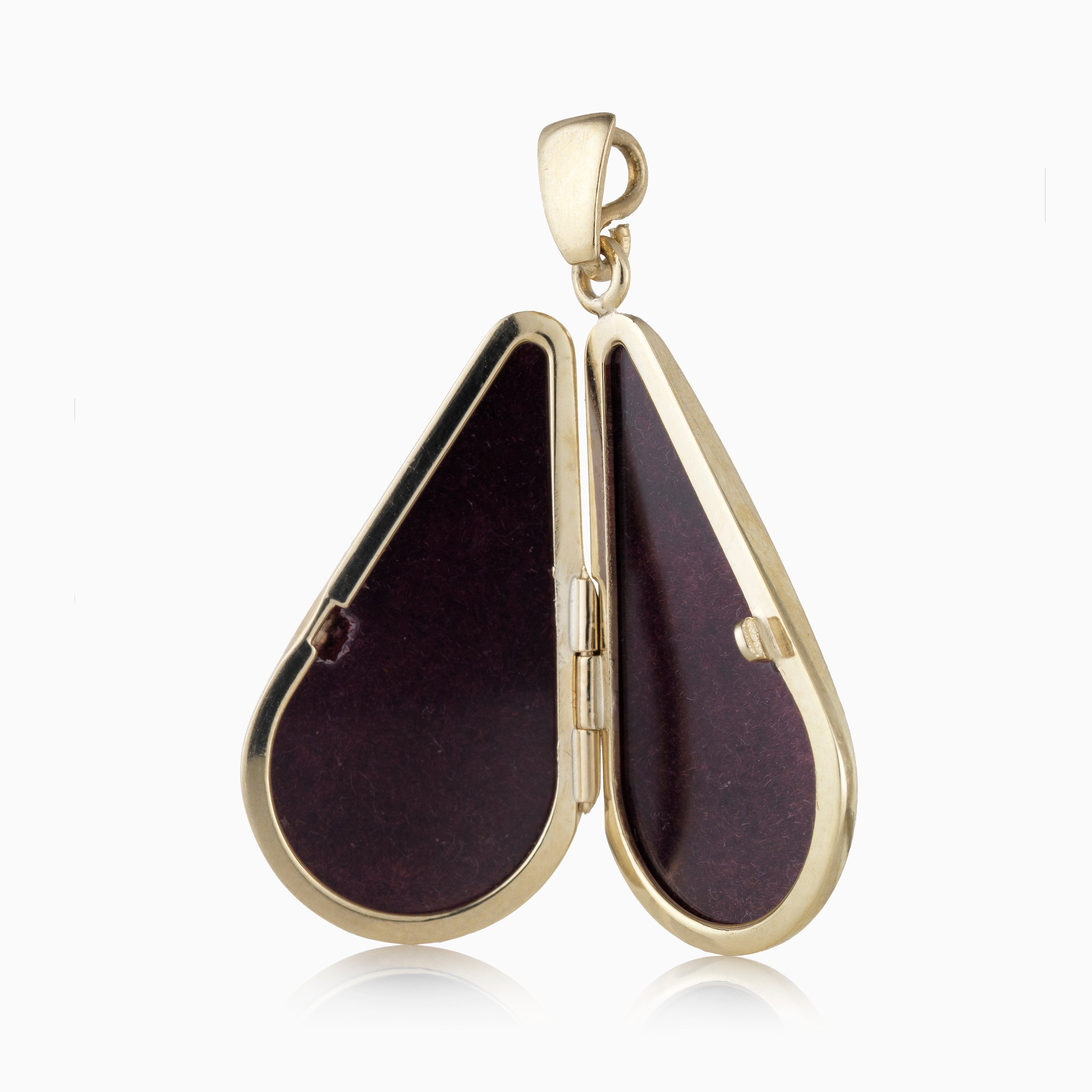 Product title: Hand Polished Slim Gold Locket, product type: Locket