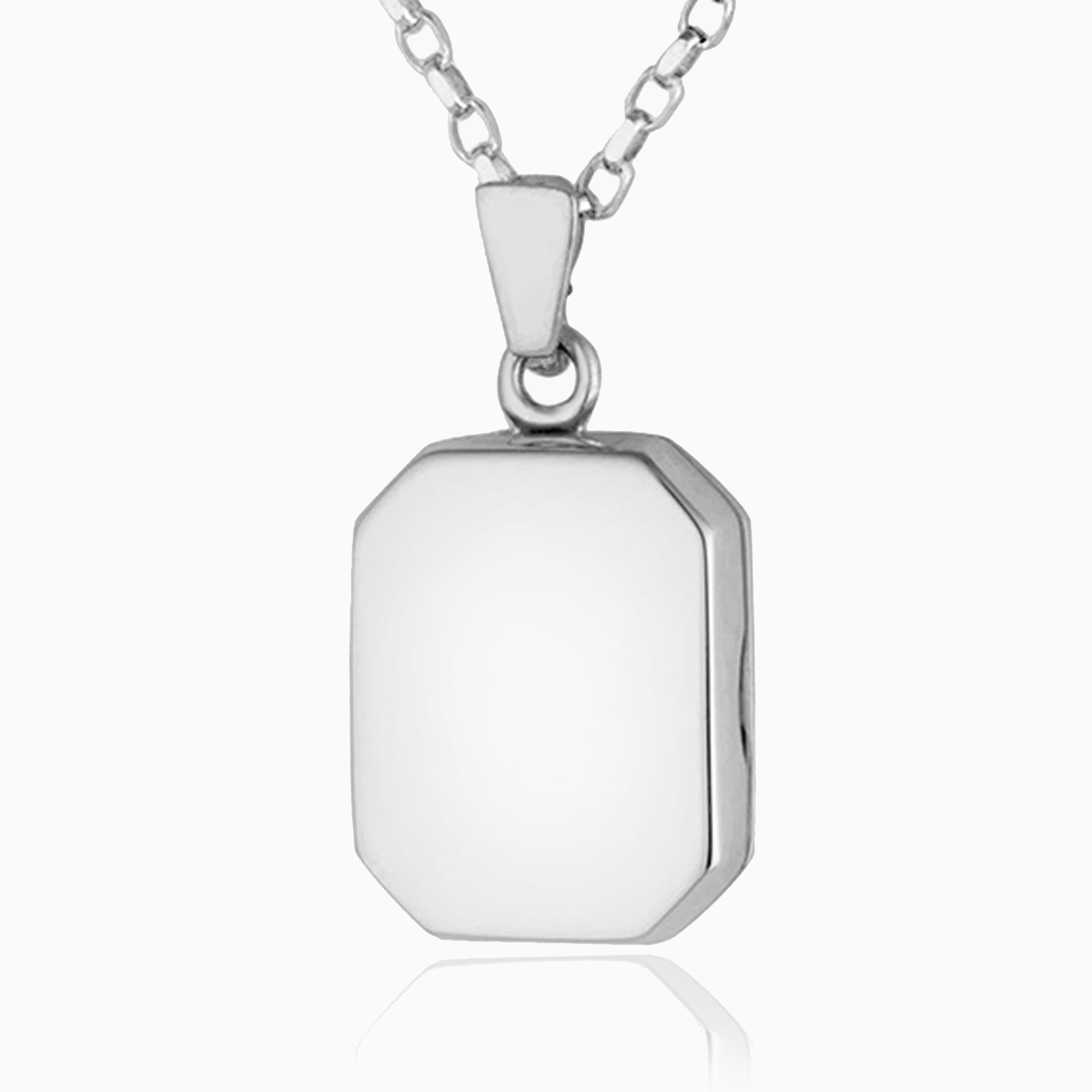 Product title: Silver Tabular Locket, product type: Necklaces