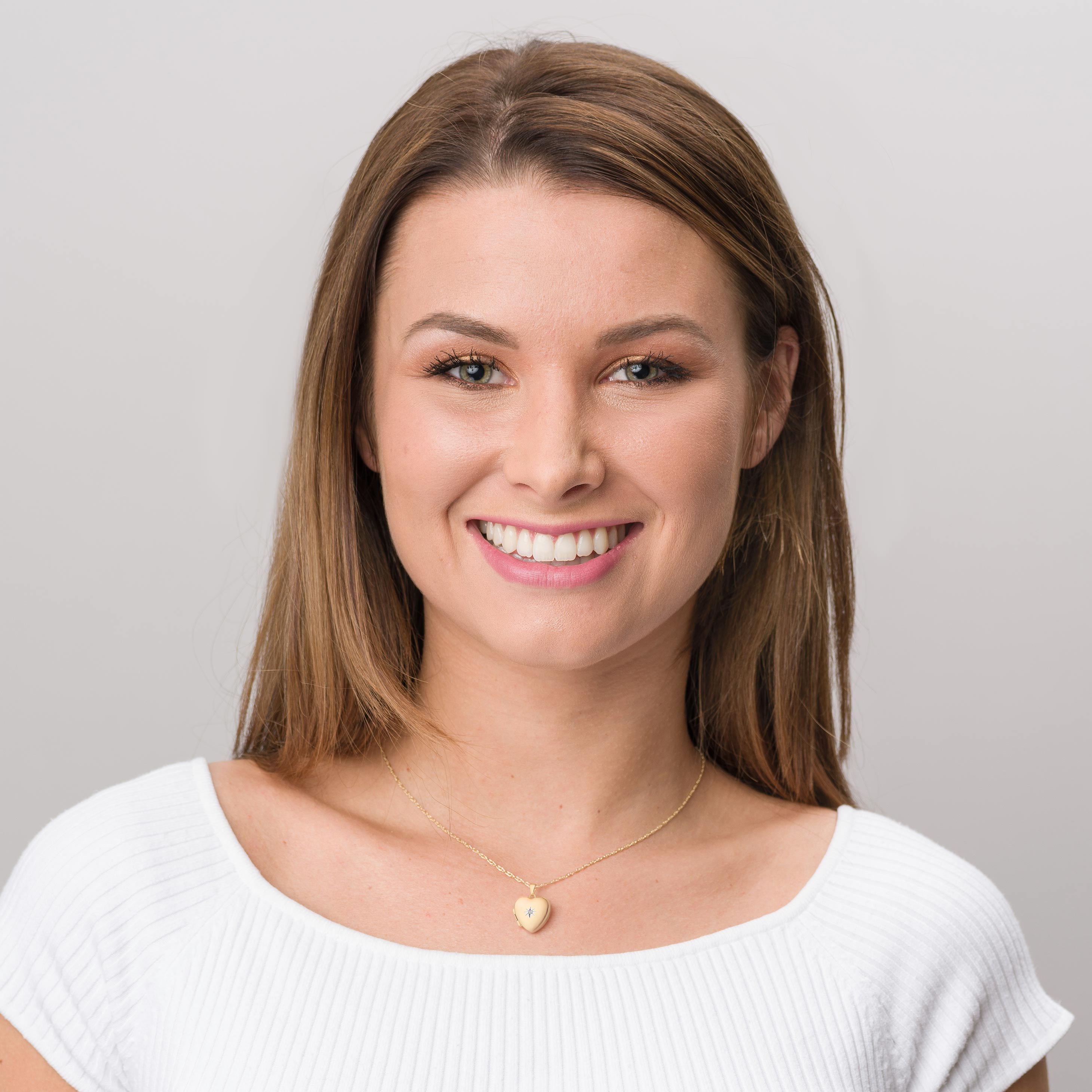 Product title: Petite Gold and Diamond Heart Locket 14 mm, product type: Locket