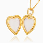 Product title: Blue Guilloche Heart Locket, product type: Locket