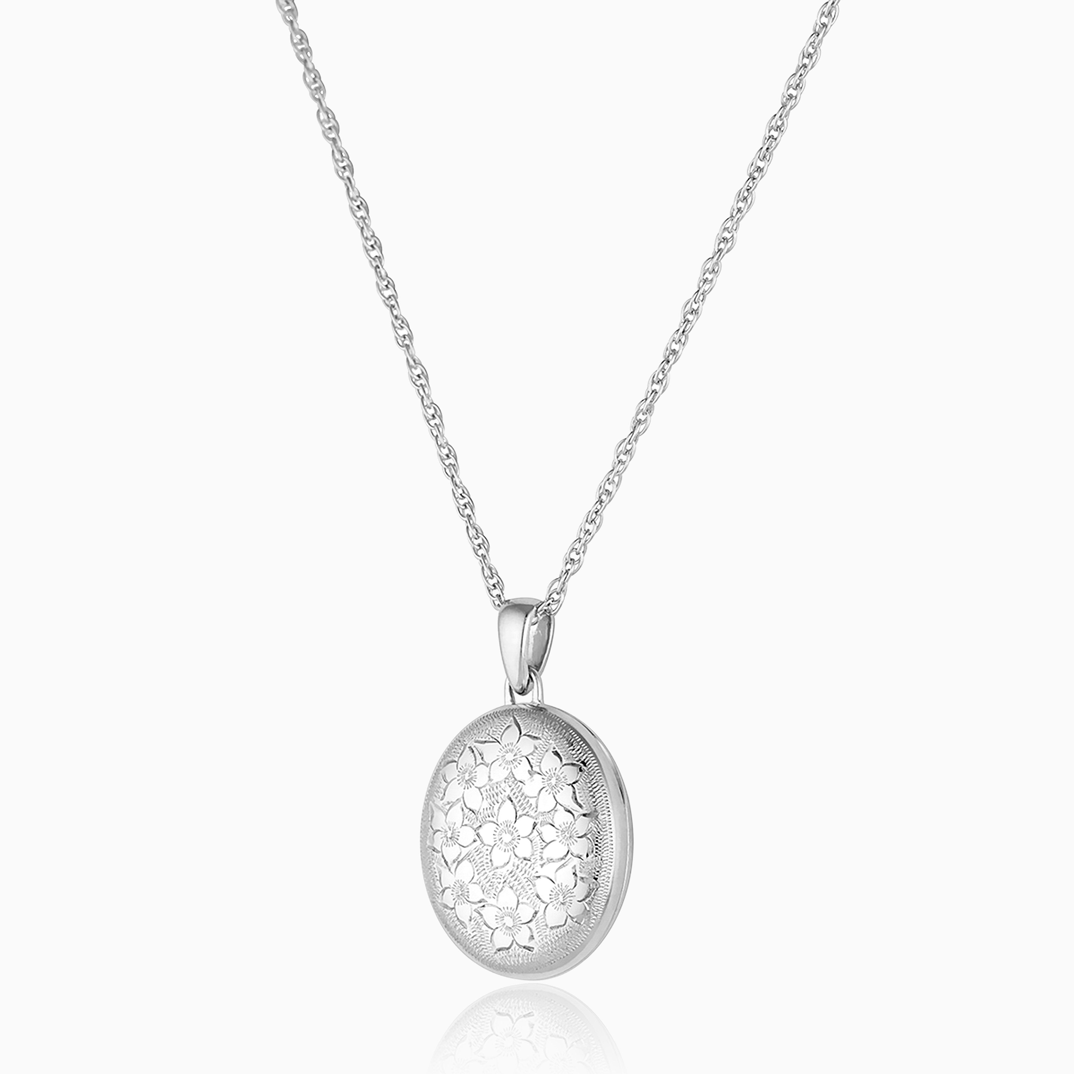 Product title: White Blossom Locket, product type: Locket