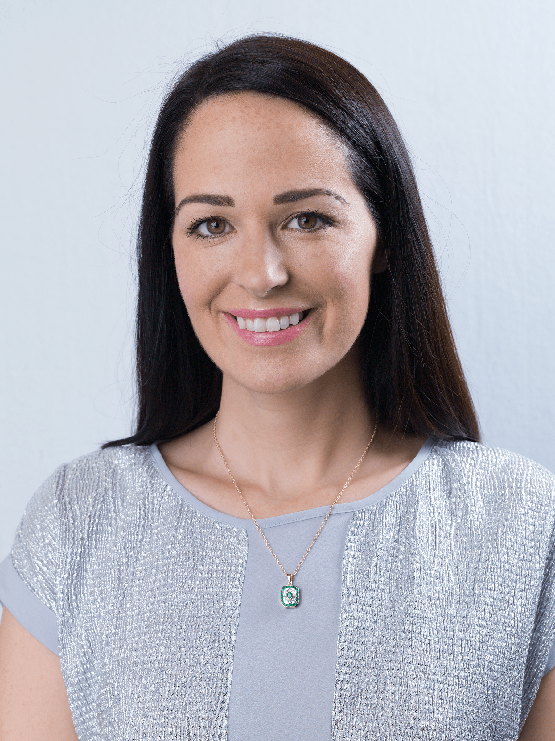 Product title: Emerald and Diamond Art Deco Locket 14 mm, product type: Locket