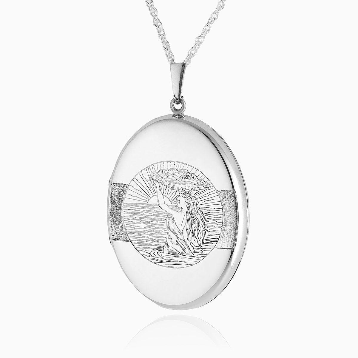 Product title: Art Nouveau Water Goddess Locket, product type: Locket