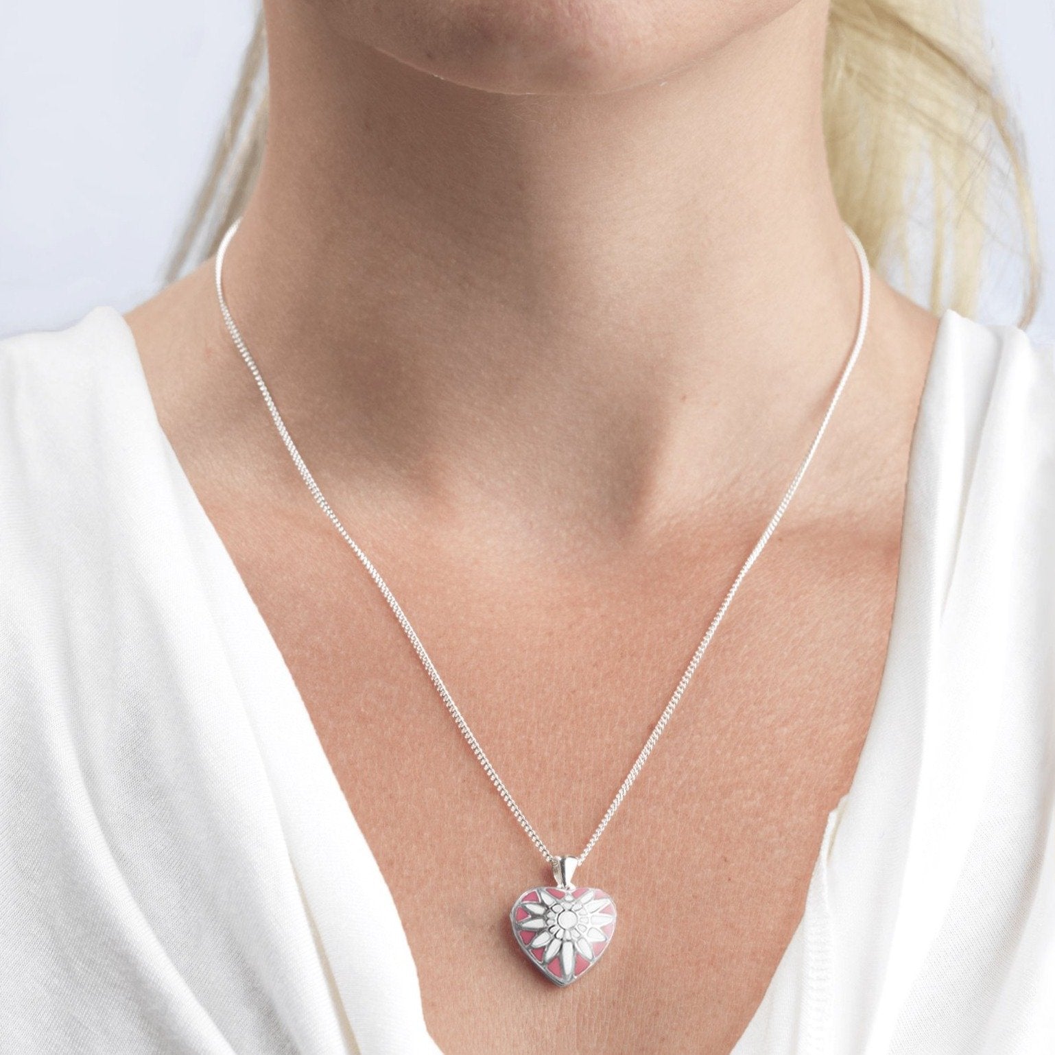 Product title: Dainty Pink Sunray Locket, product type: Locket