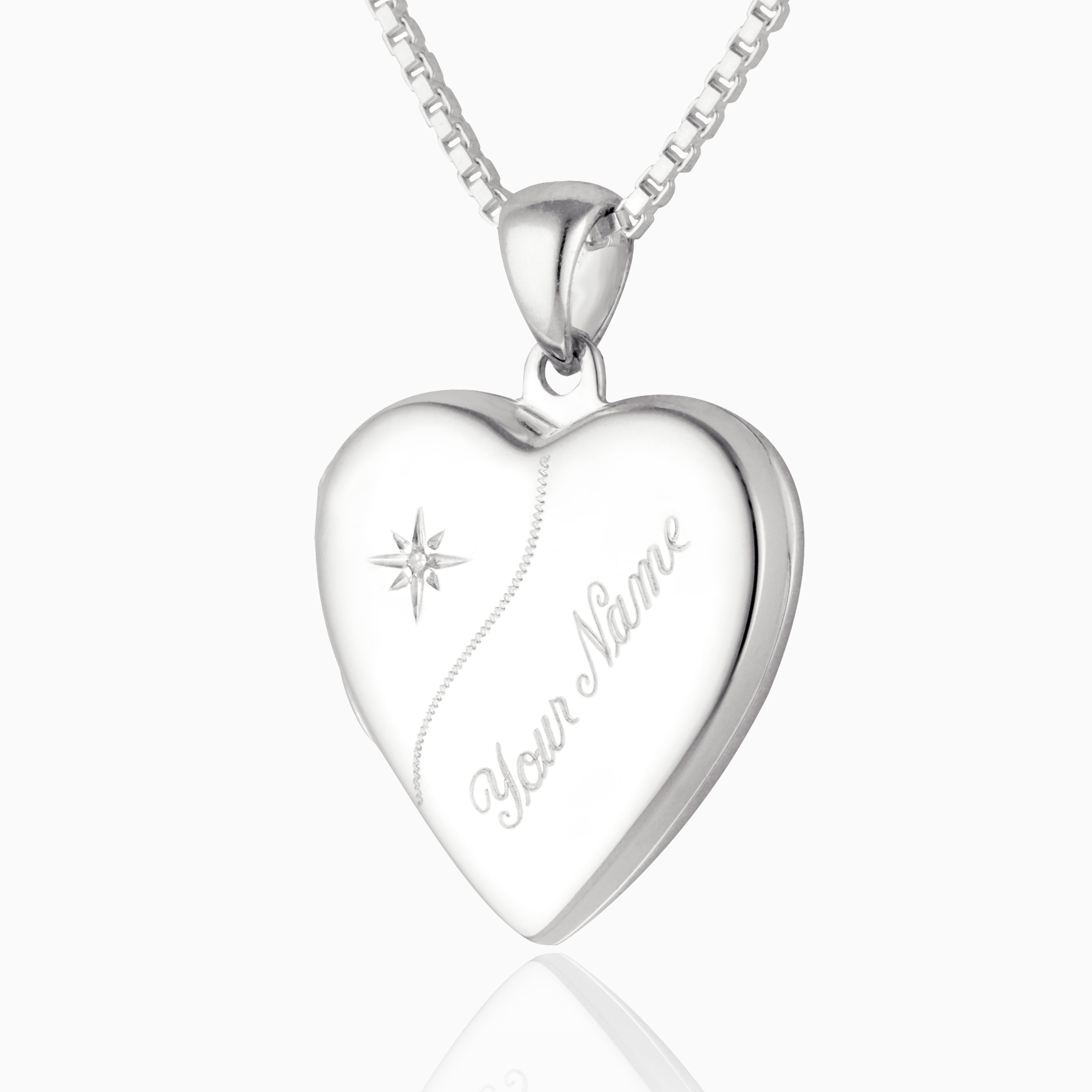 Product title: Your Name Diamond Locket, product type: Locket