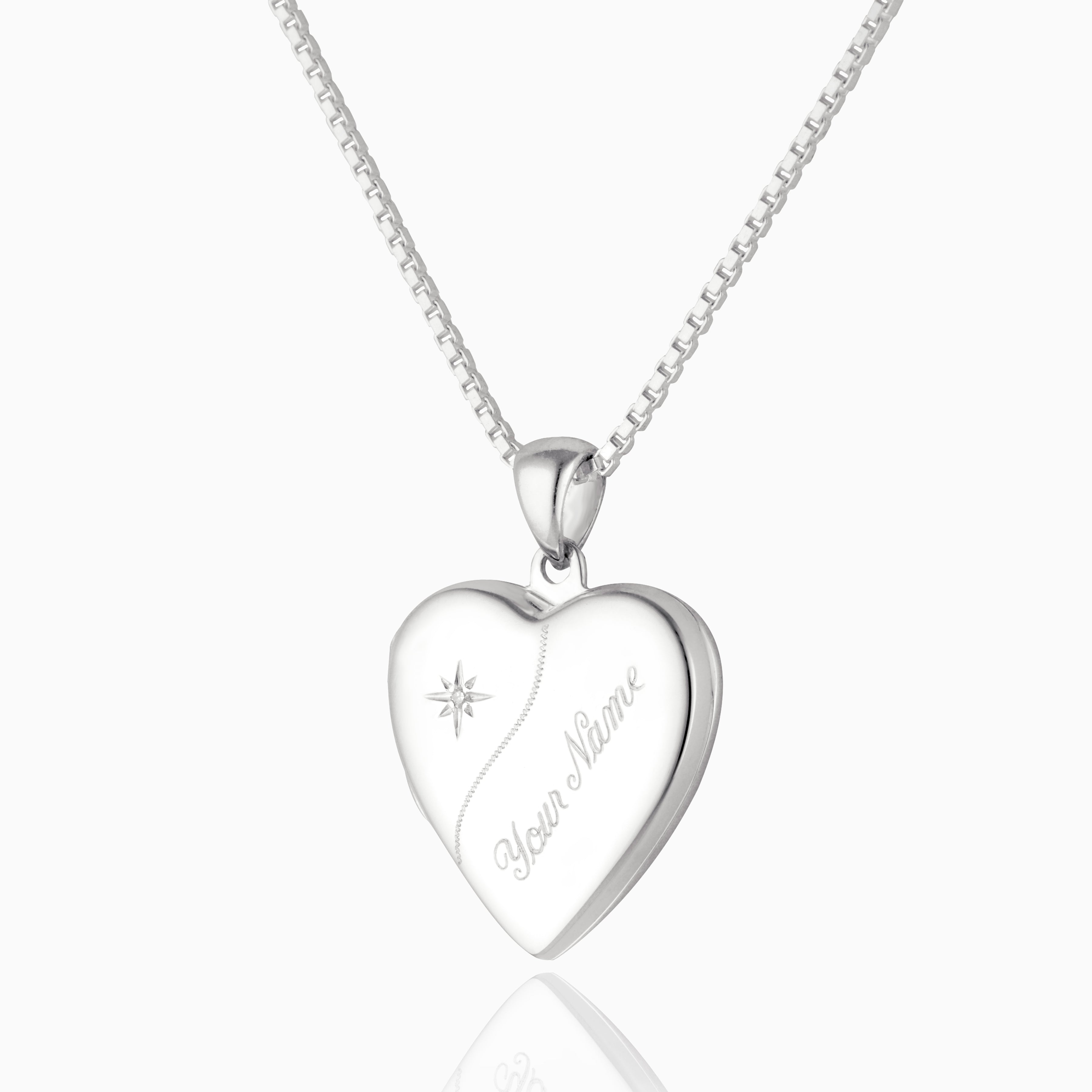 Product title: Your Name Diamond Locket, product type: Locket
