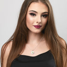 Product title: Contemporary White Gold Peridot Locket, product type: Locket