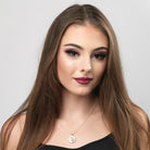 Product title: Contemporary Silver Peridot Locket 18 mm, product type: Locket