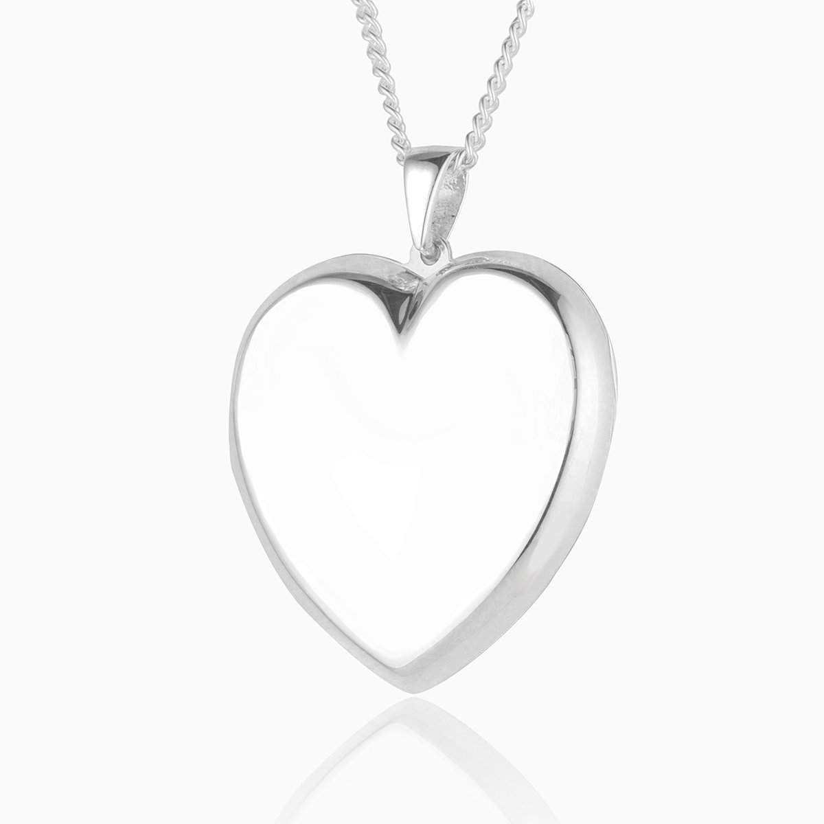 Product title: XL Polished Heart Locket, product type: Locket