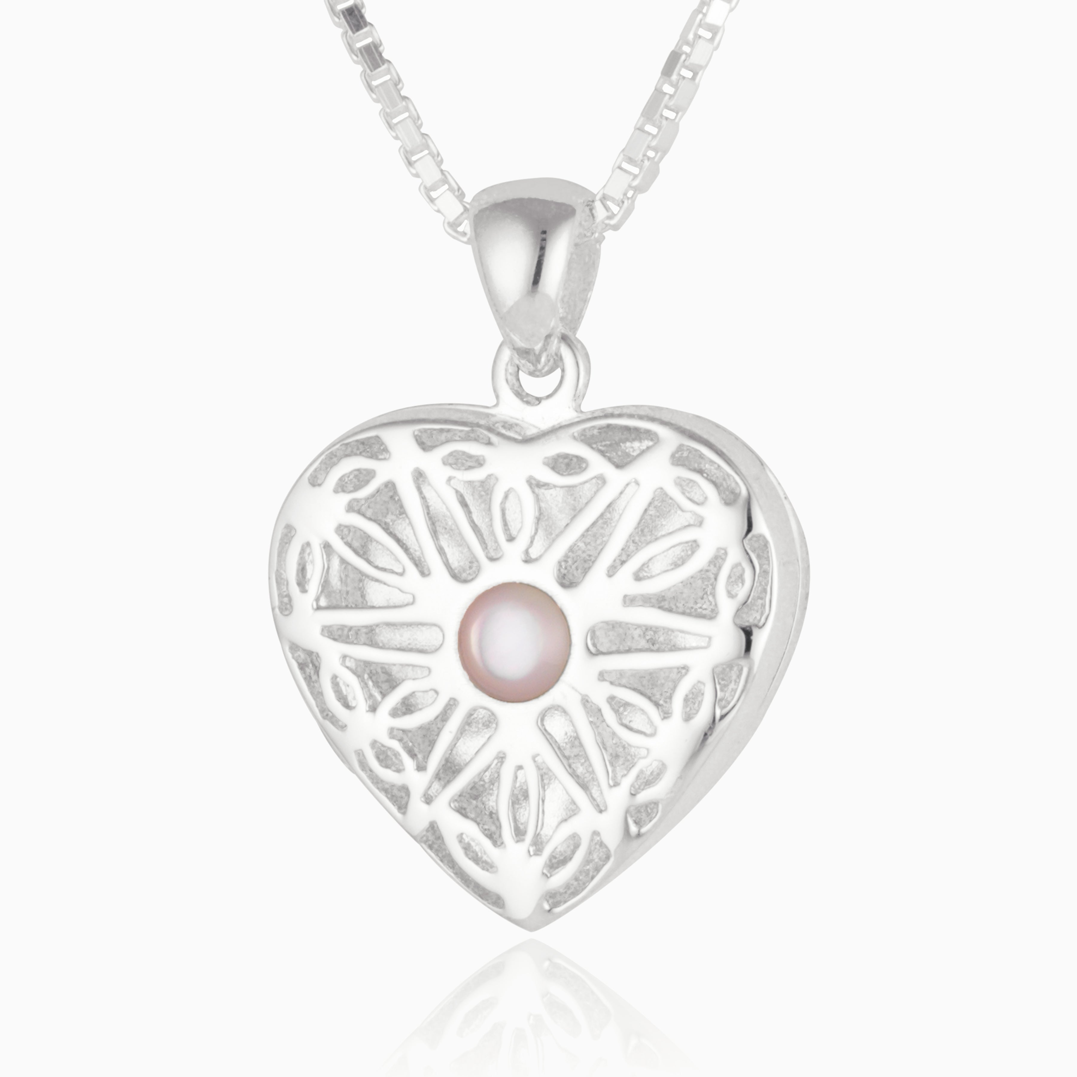 Product title: Petite Pink Filigree Locket, product type: Locket