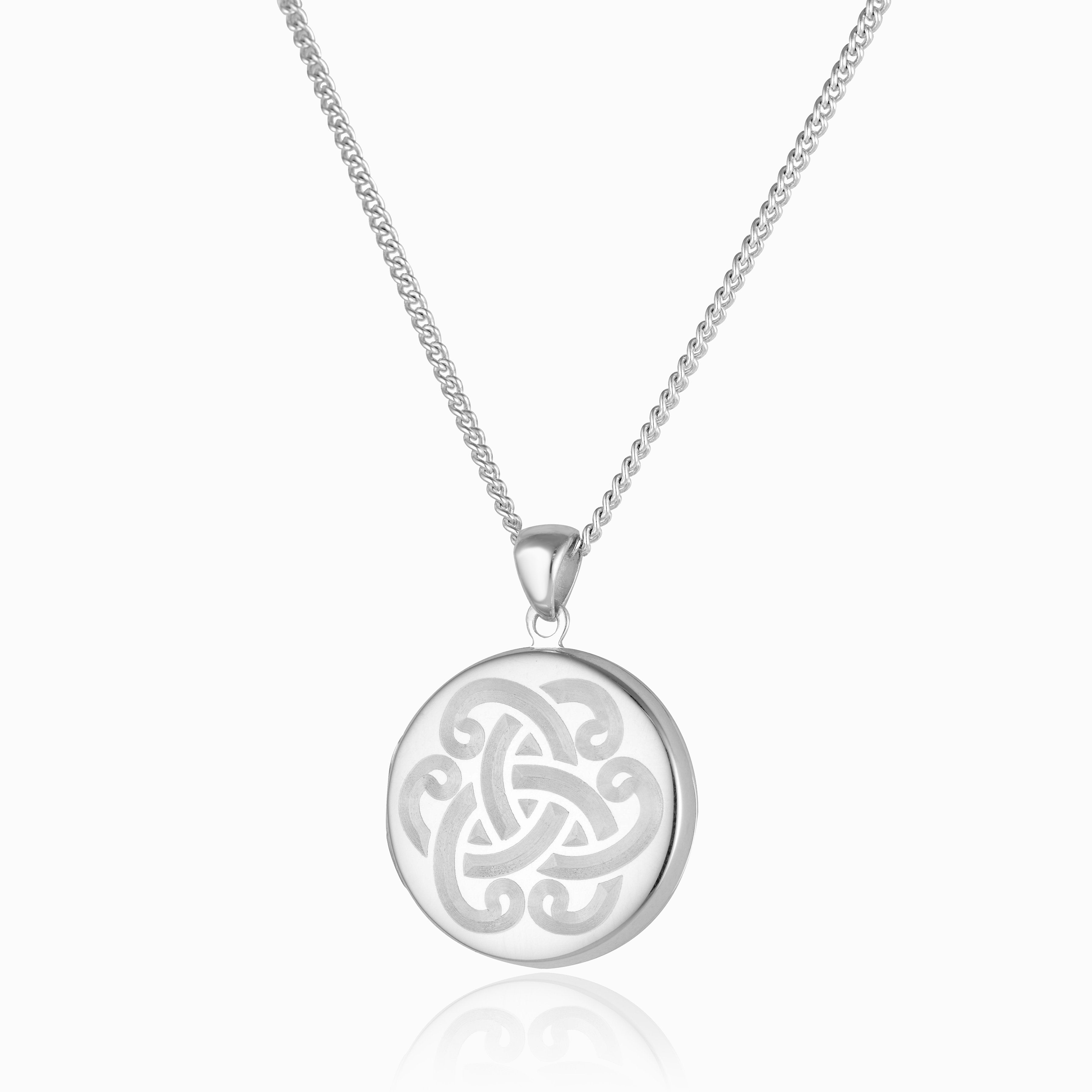 Product title: Round Celtic Silver Locket, product type: Locket