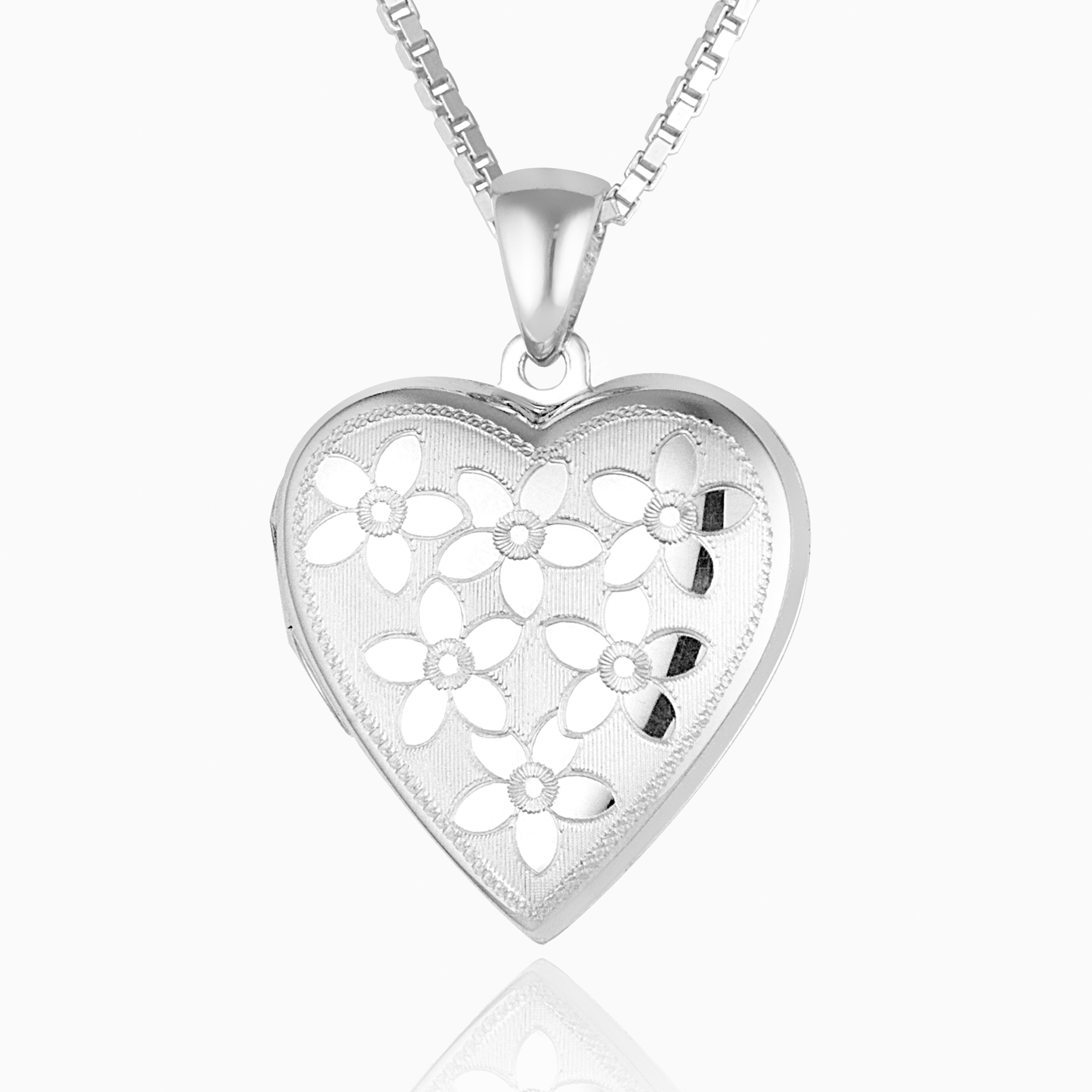 Product title: Flower Heart Locket, product type: Locket