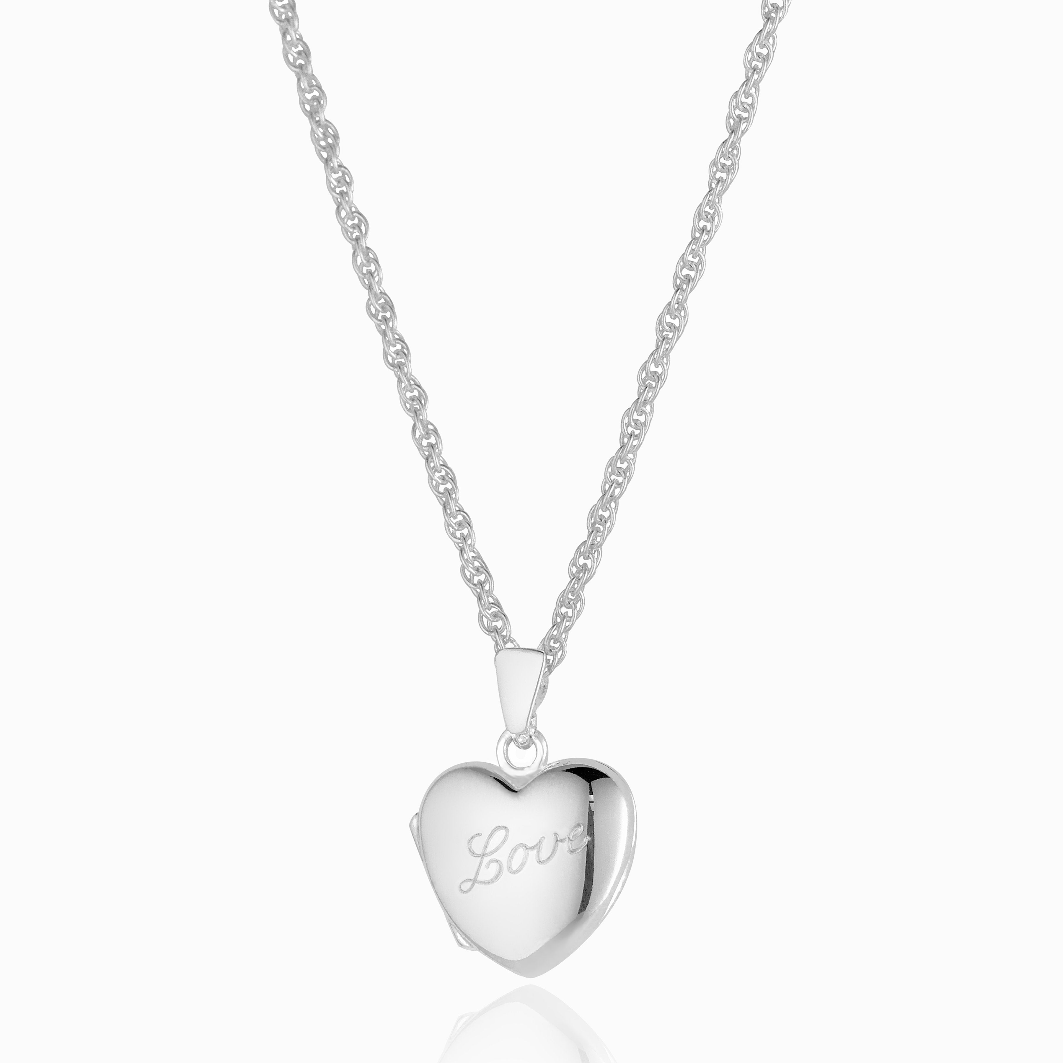 Product title: Premium Petite Silver Loveheart Locket, product type: Locket