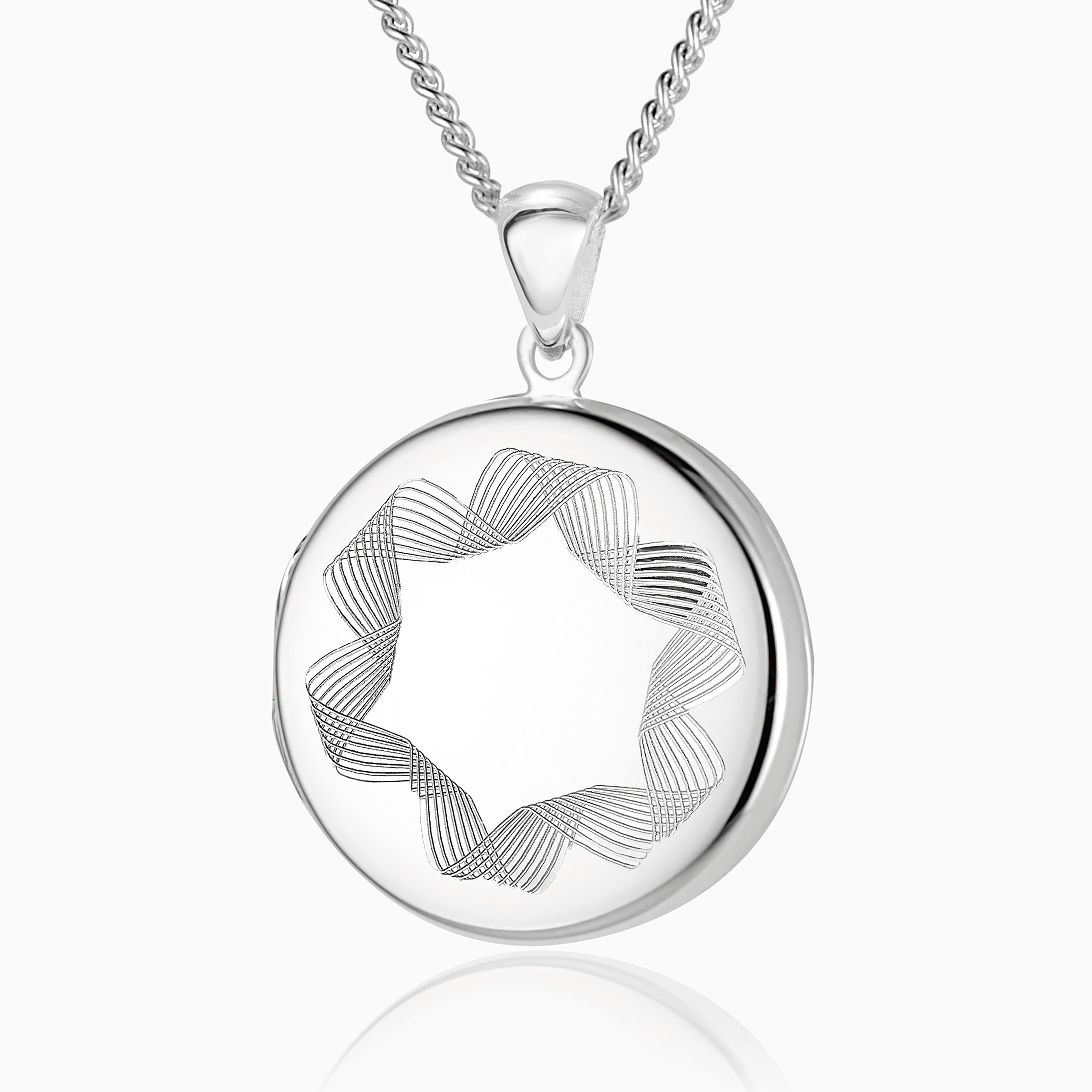 Product title: Round Ribbon Locket, product type: Locket