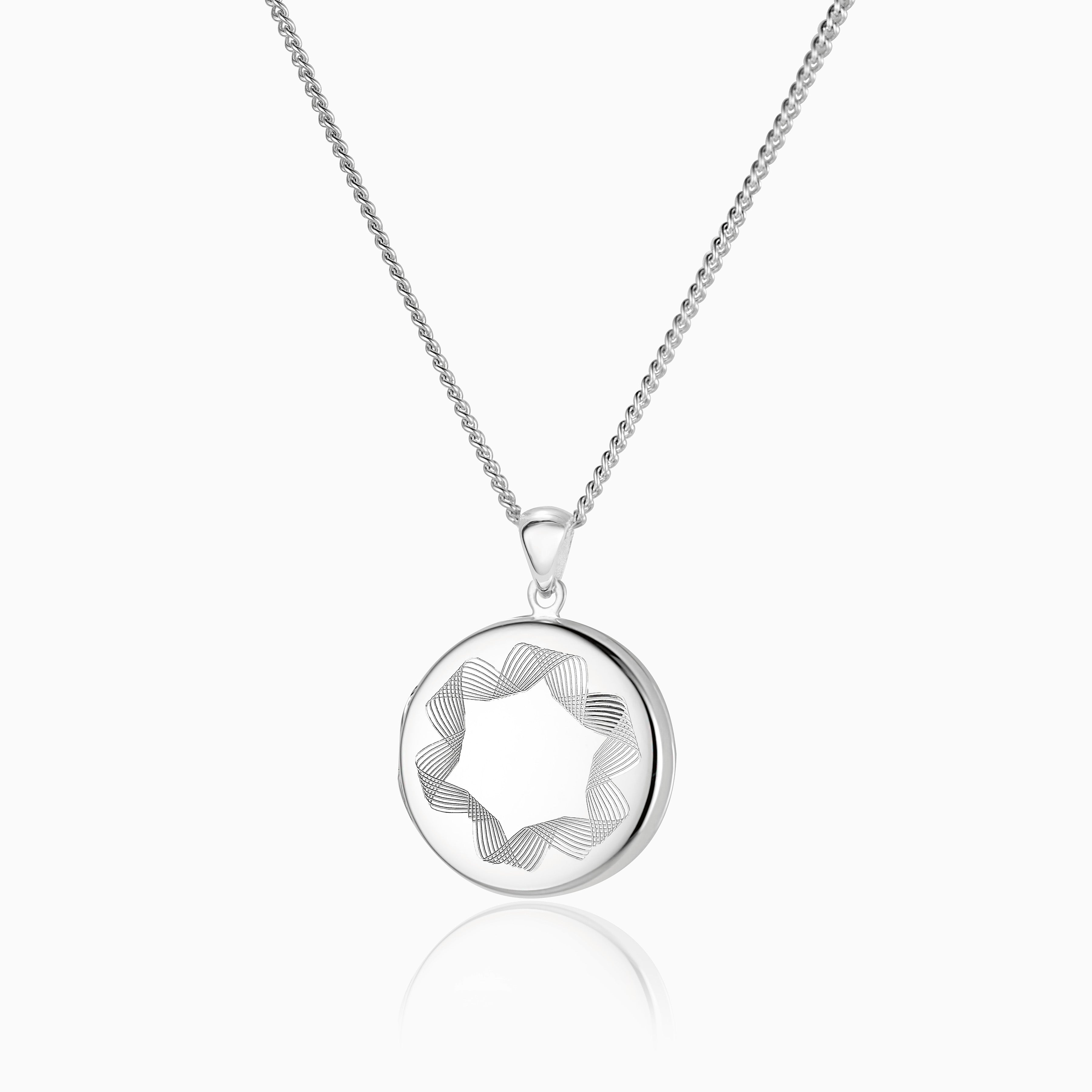 Product title: Round Ribbon Locket, product type: Locket