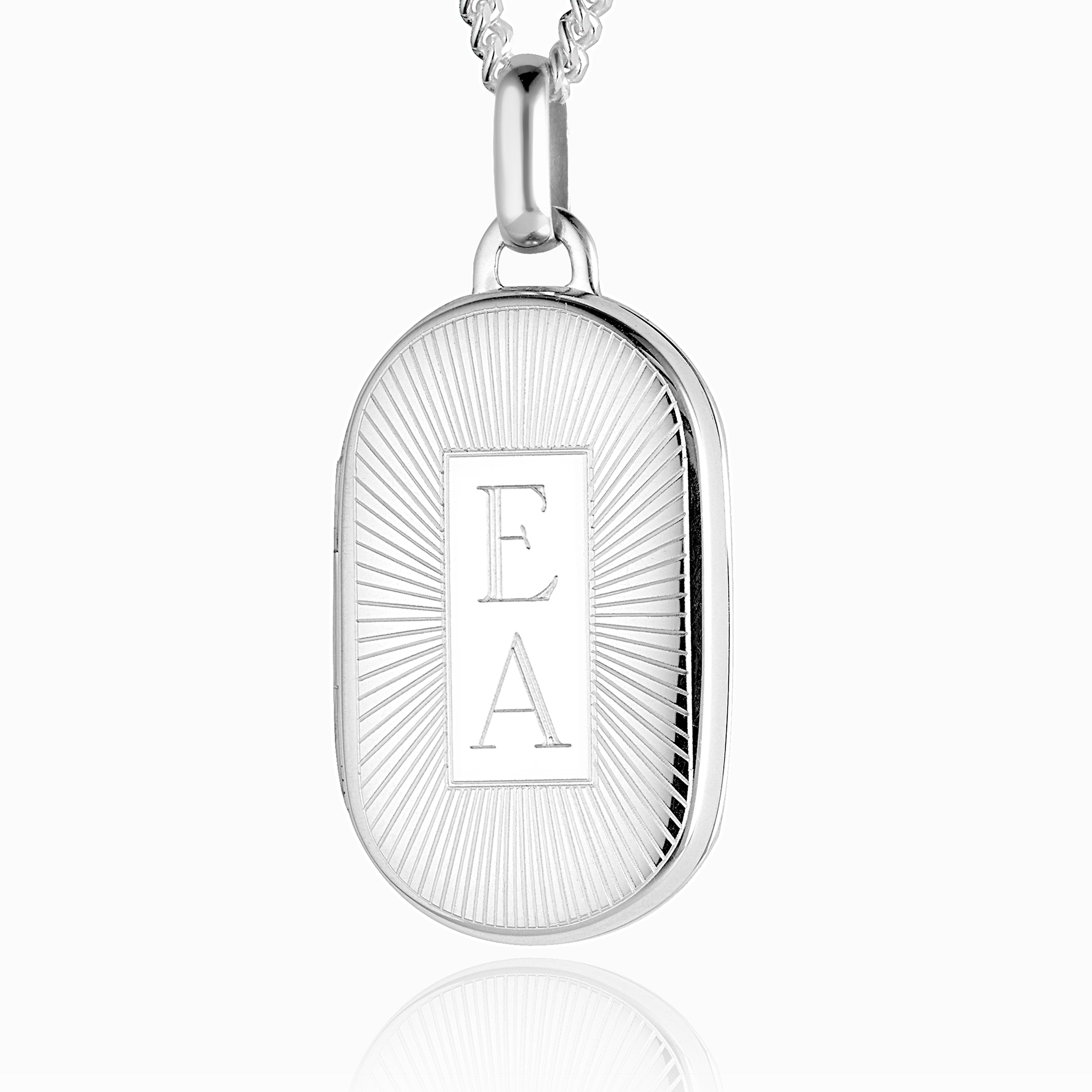Product title: Sunray Initials Locket, product type: Locket