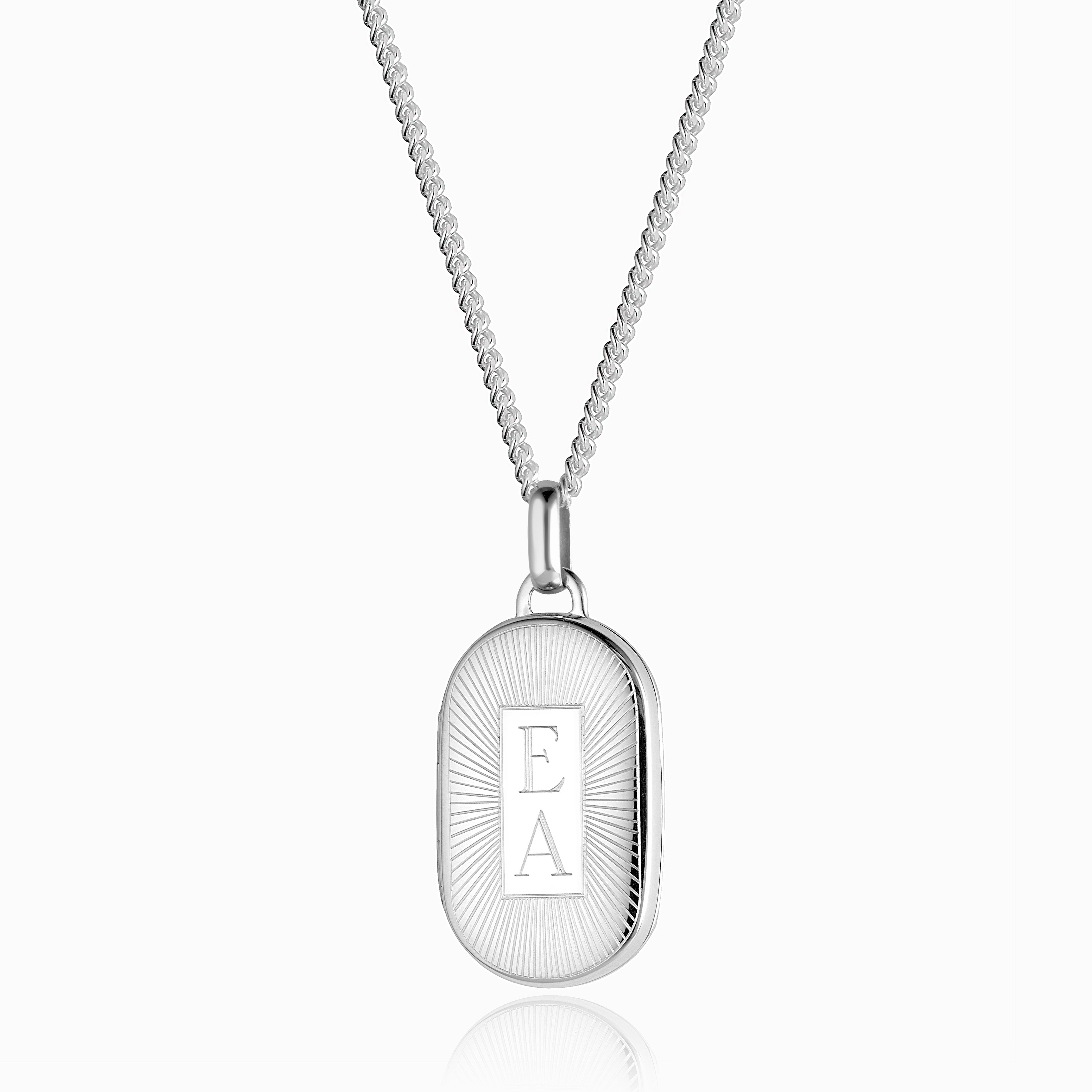Product title: Sunray Initials Locket, product type: Locket