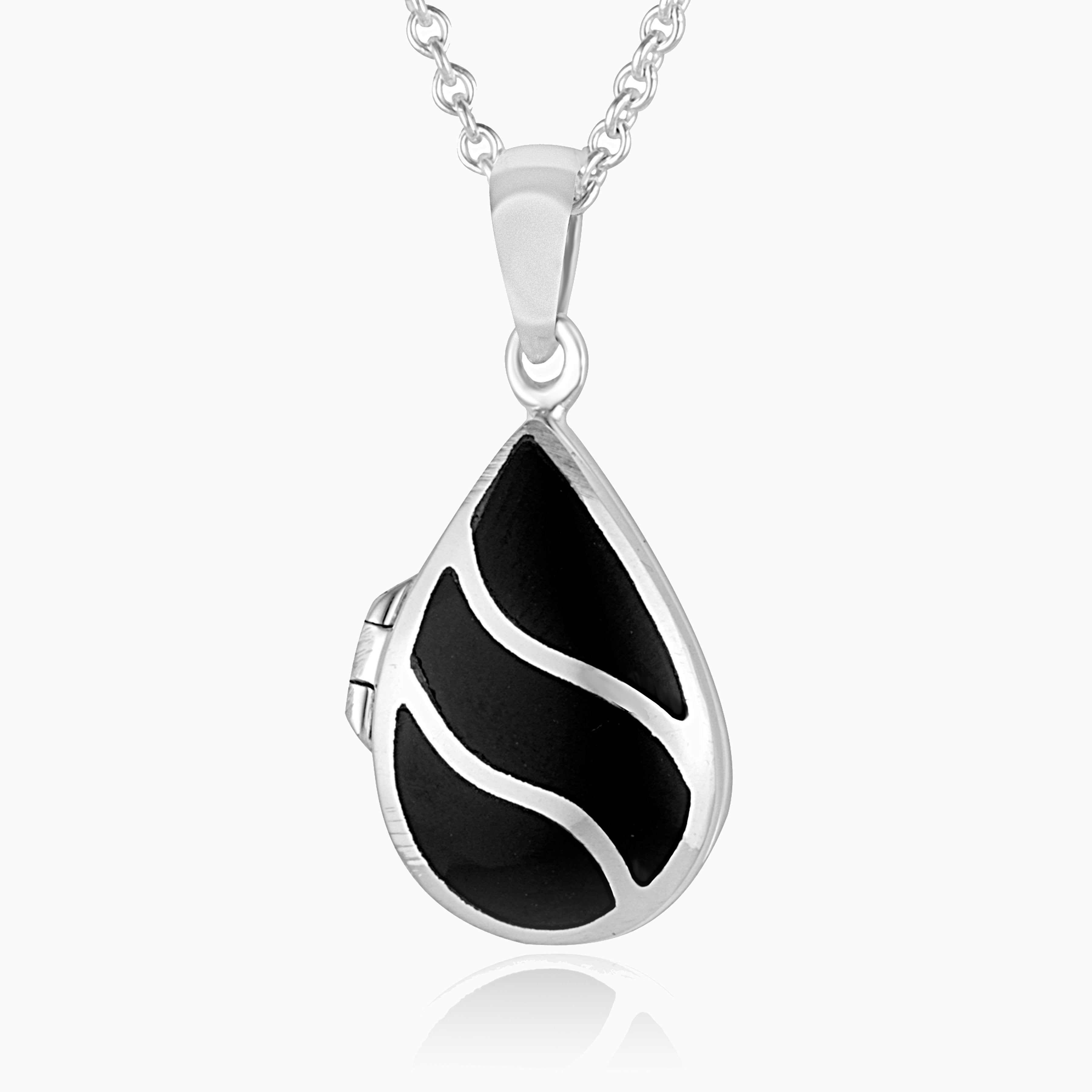 Product title: Onyx Teardrop Locket, product type: