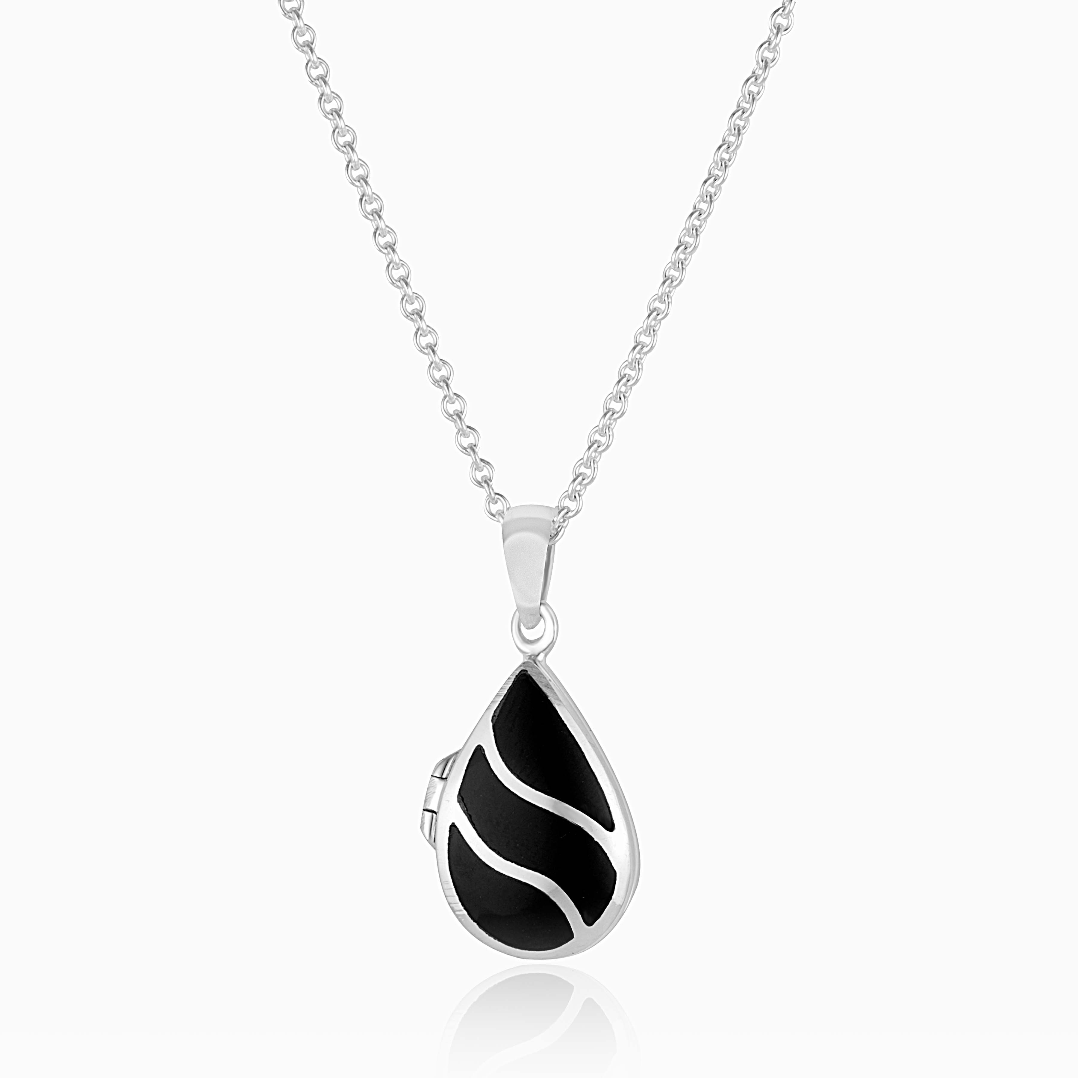 Product title: Onyx Teardrop Locket, product type: