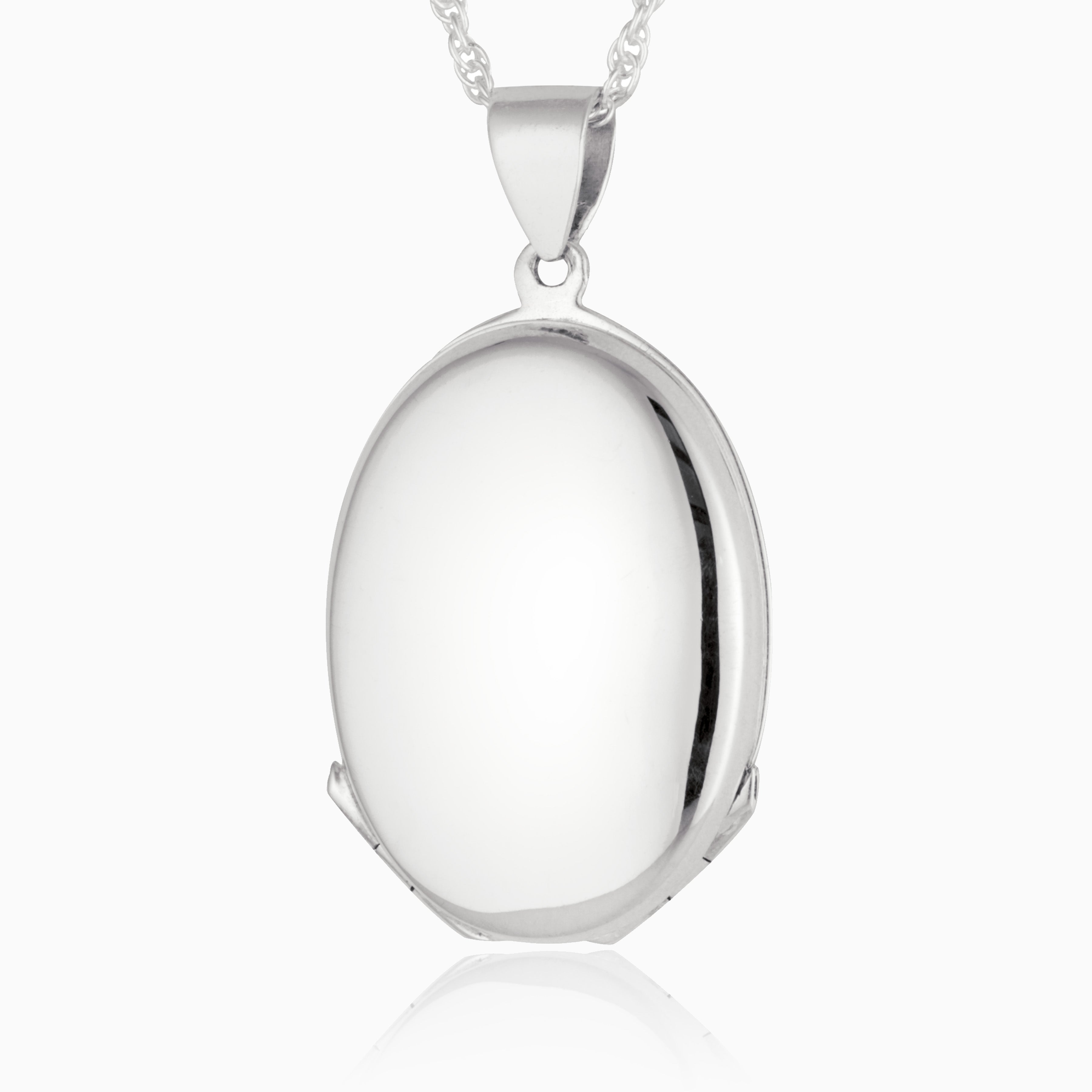 Product title: Plain Silver 4-Photo Locket, product type: Locket