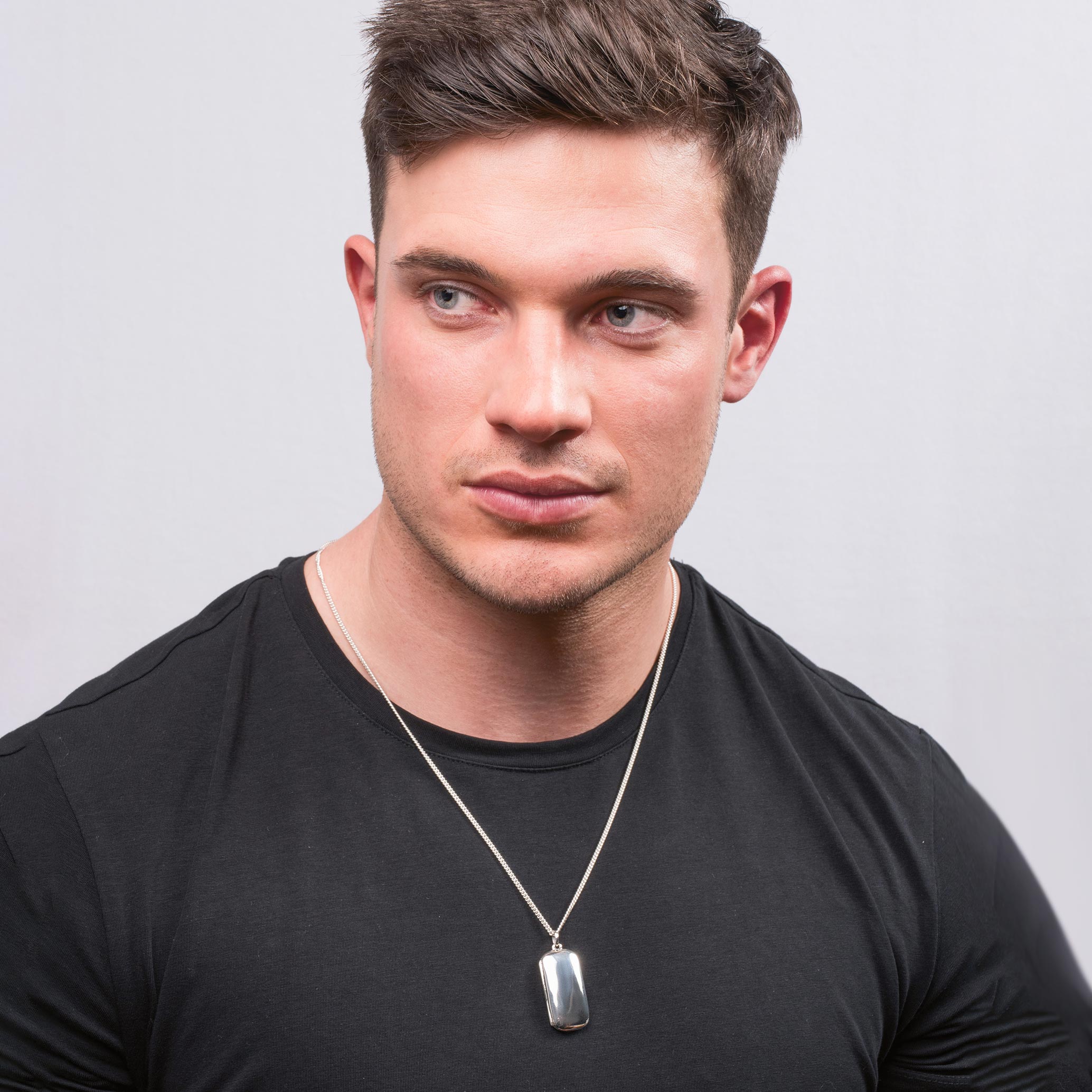 Product title: Mens' Dog Tag Locket, product type: Locket