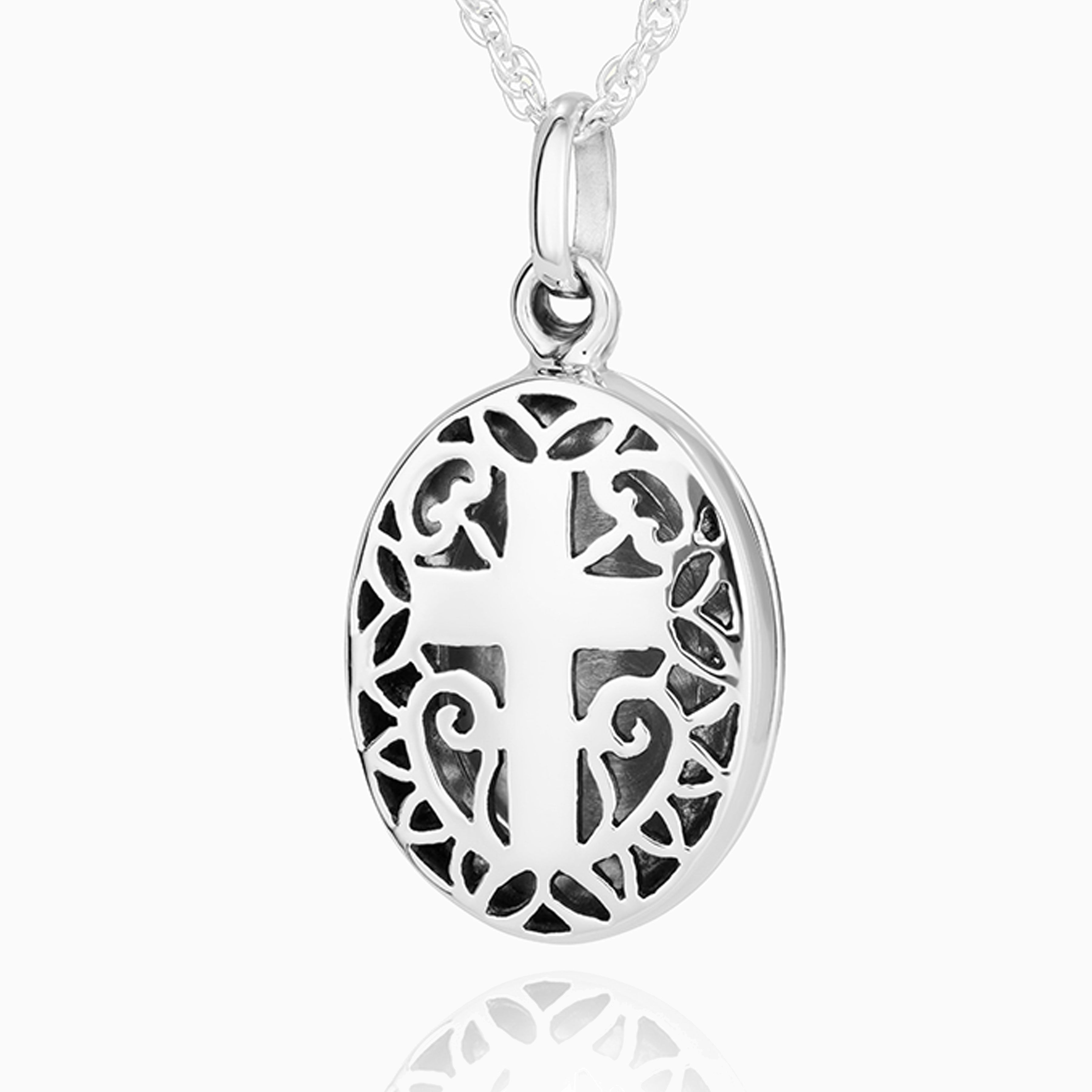 Product title: Filigree Cross Locket, product type: Locket