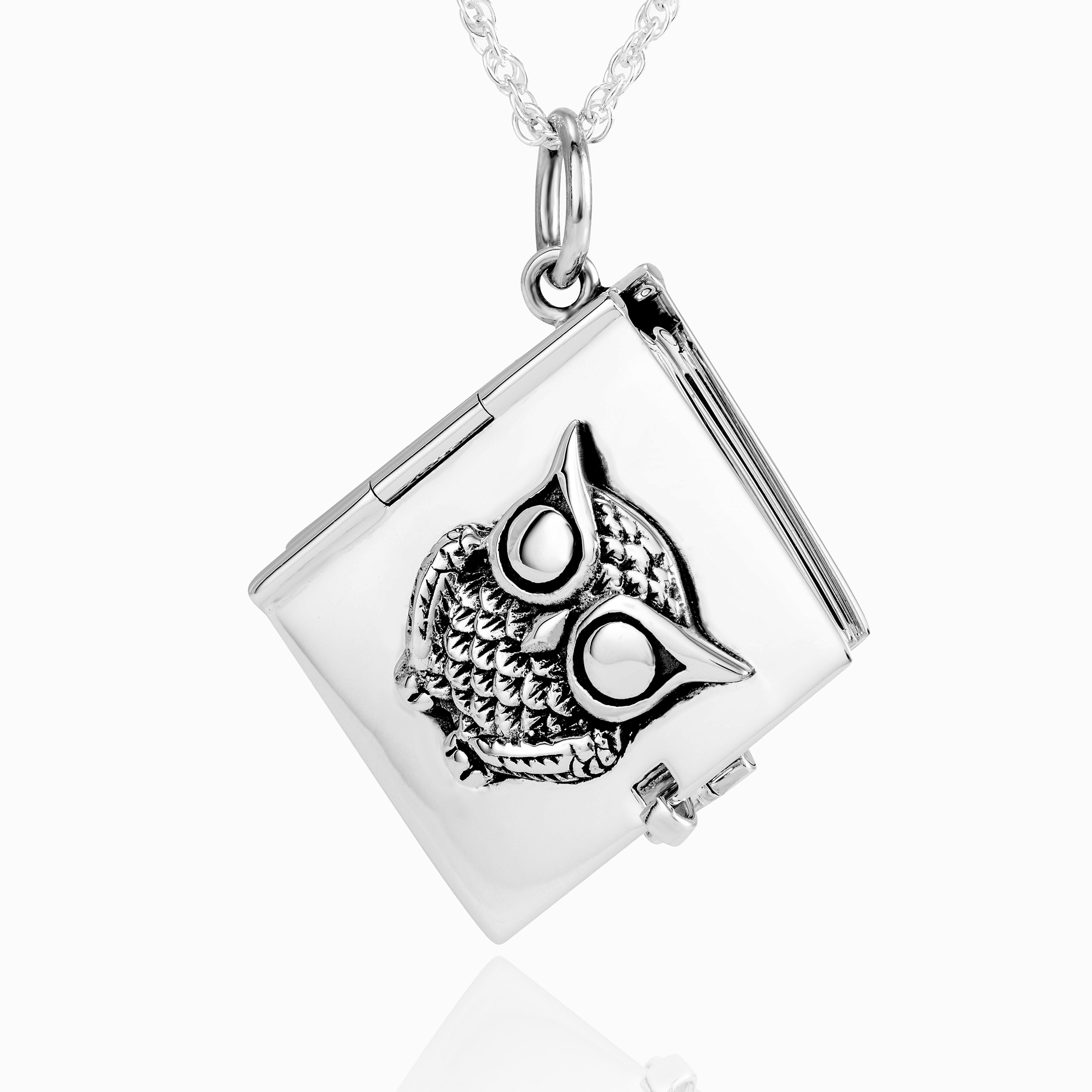 Product title: 6 Photo Owl Album Locket, product type: Locket