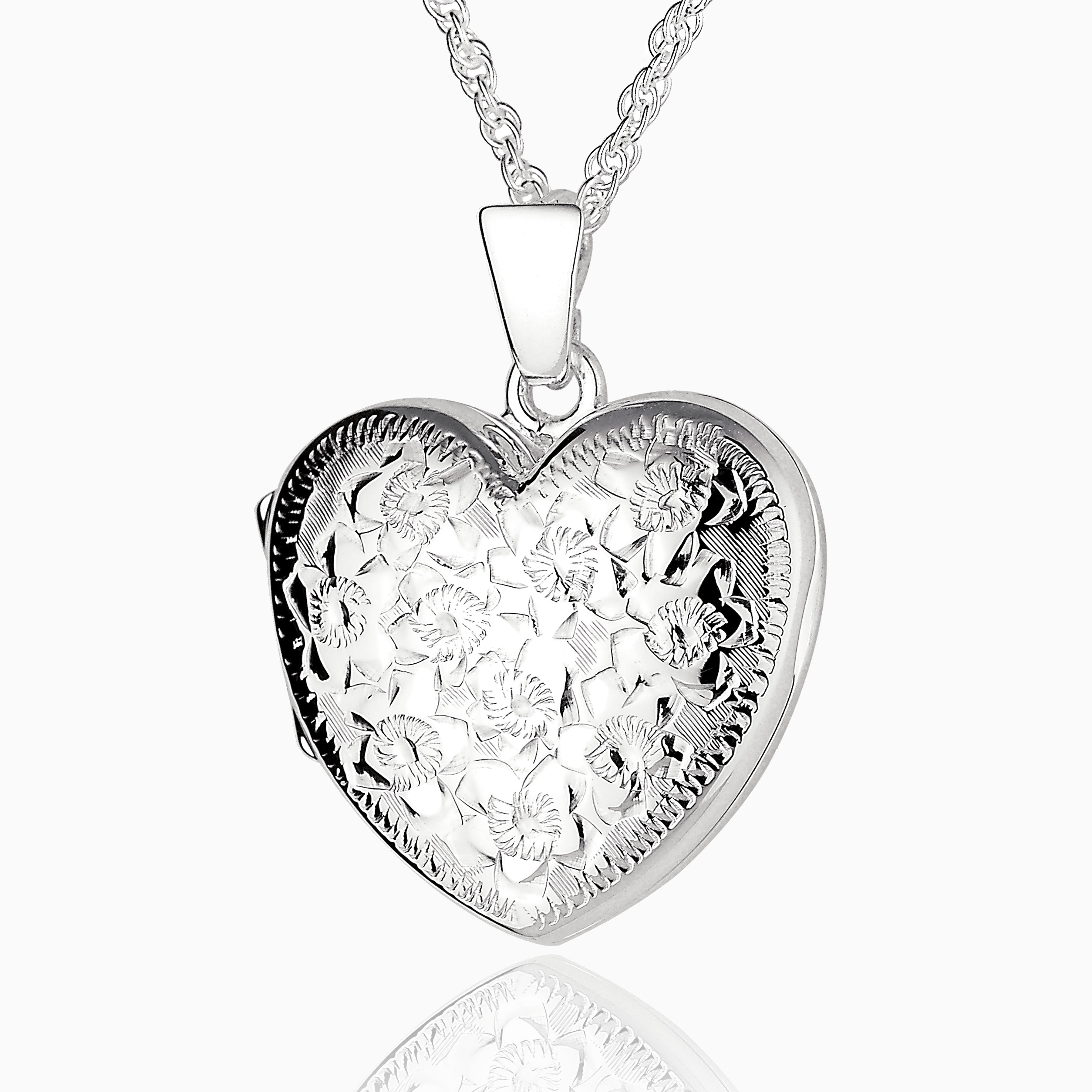 Product title: Silver Bouquet Locket, product type: Locket