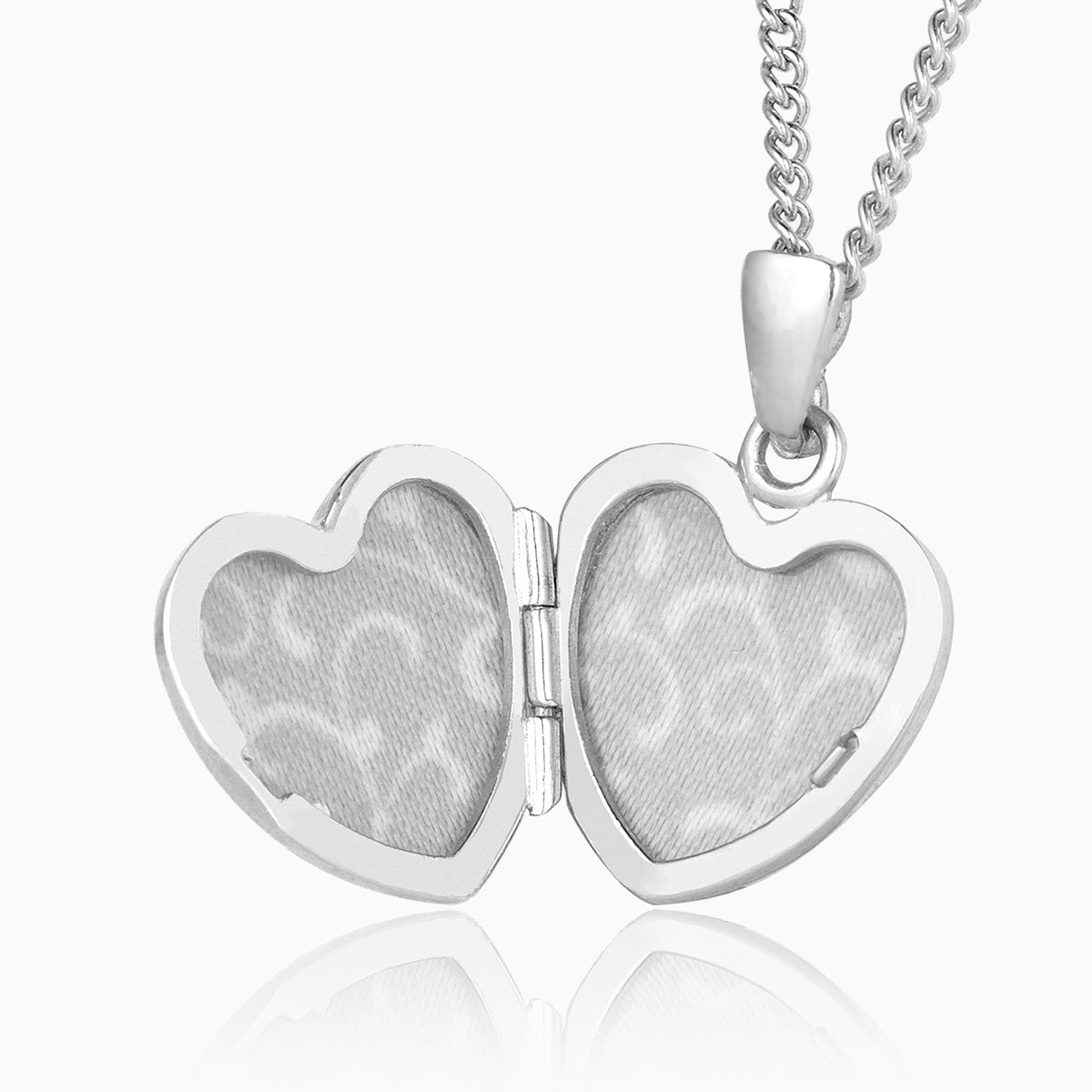 Product title: Hand Engraved Petite Silver Locket, product type: Locket