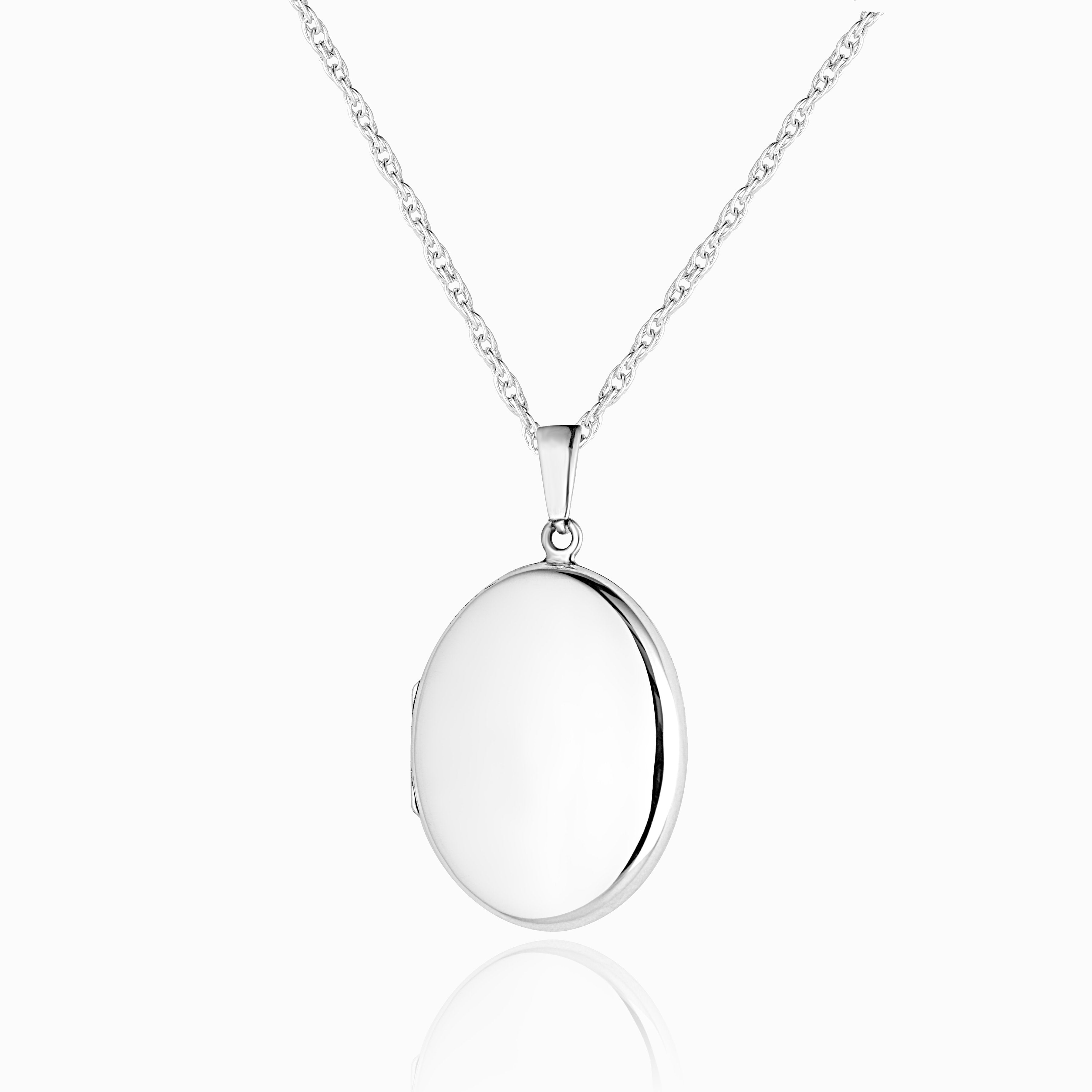 Product title: Hand Polished Large Oval Locket 30 mm, product type: Locket