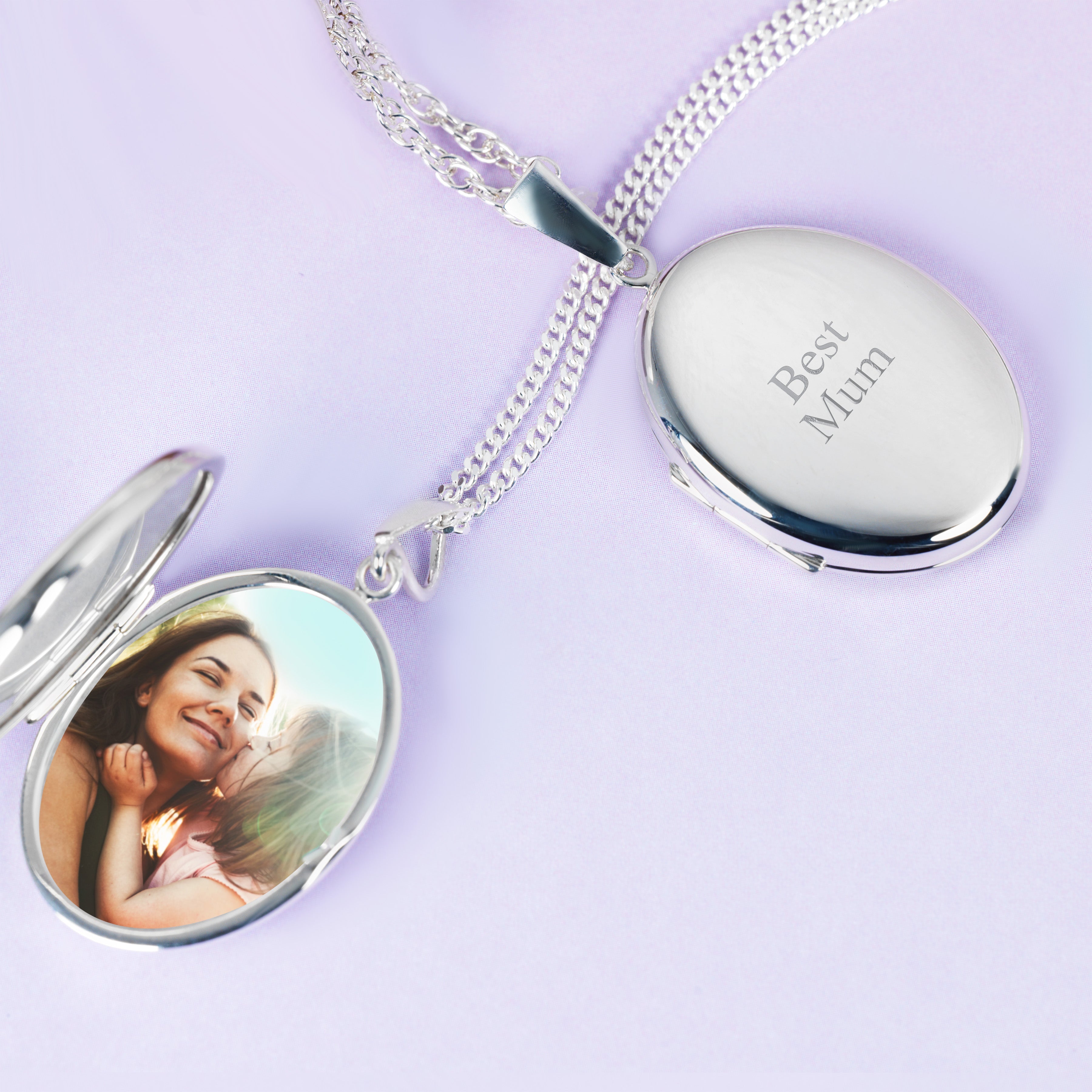 Product title: Hand Polished Large Oval Locket 30 mm, product type: Locket