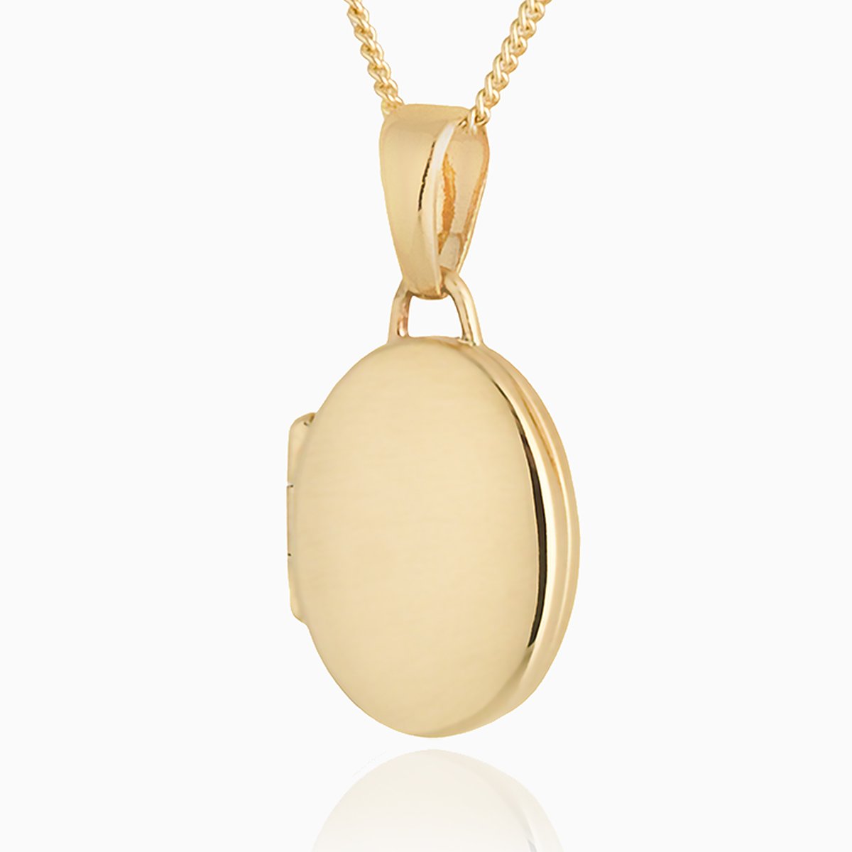 Product title: Petite Gold Oval Locket, product type: Locket