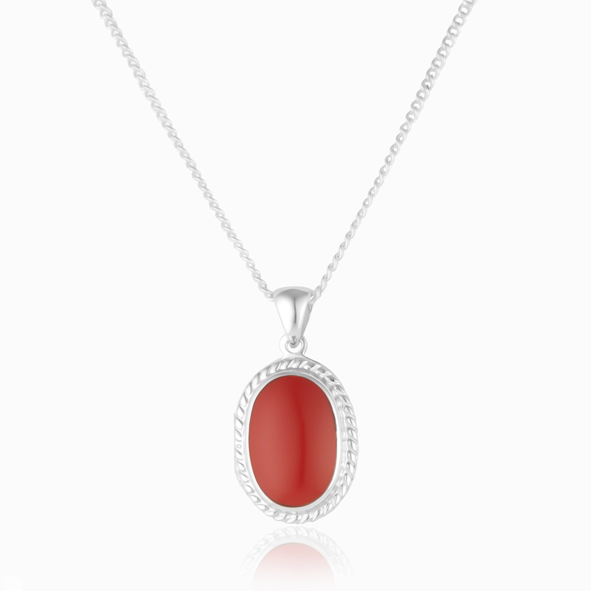 Product title: Petite Oval Coral Locket, product type: Locket