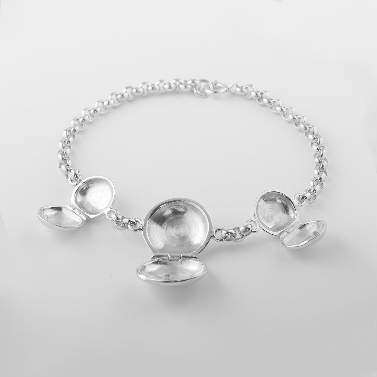 Product title: Triple Locket Bracelet, product type: Locket
