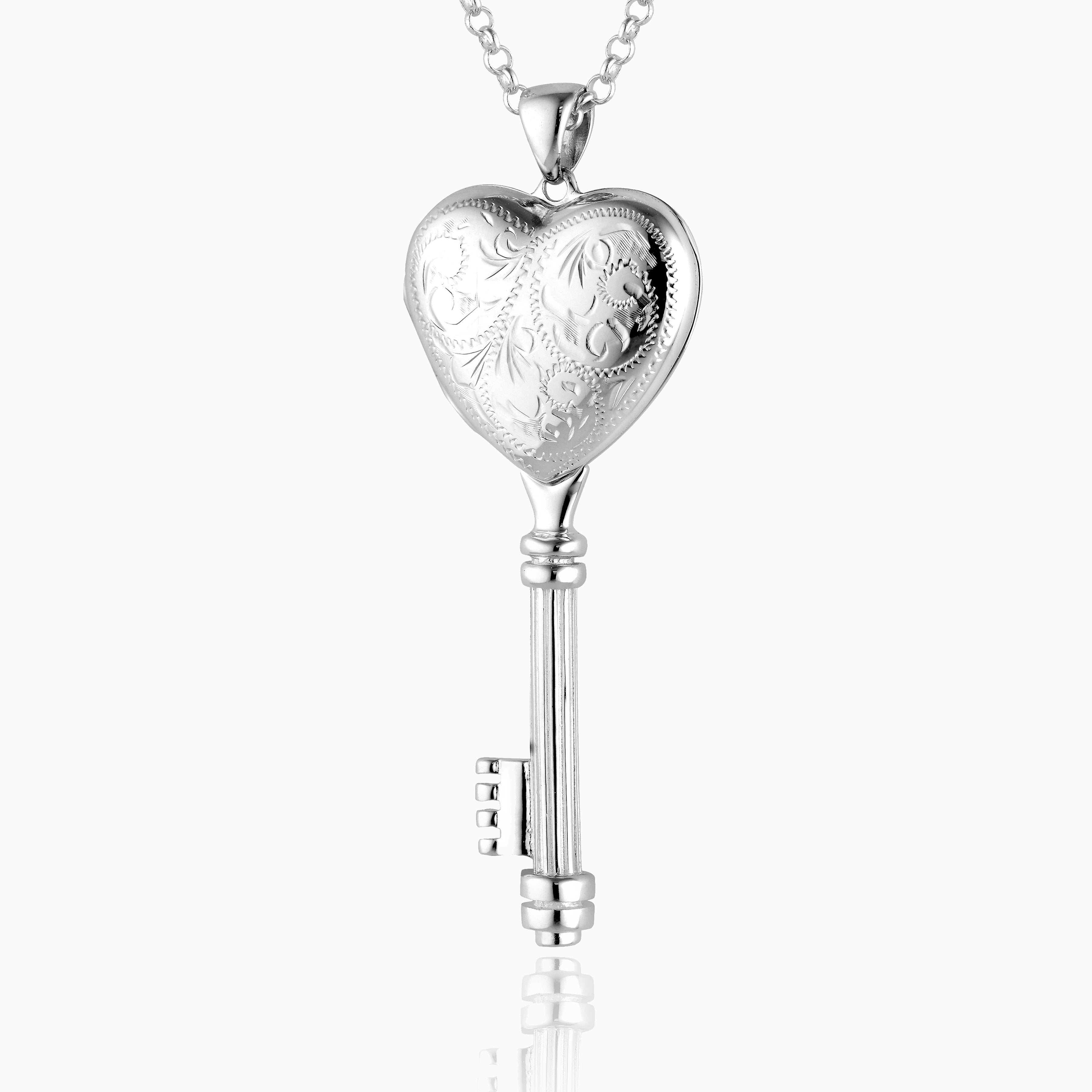 Product title: Silver Key Locket, product type: Locket